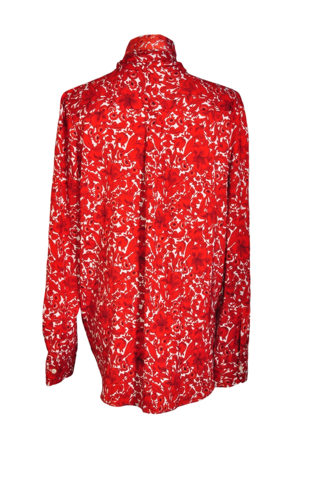 ANN TAYLOR Stylish Women's Red Regular Fit Blouse - Size M