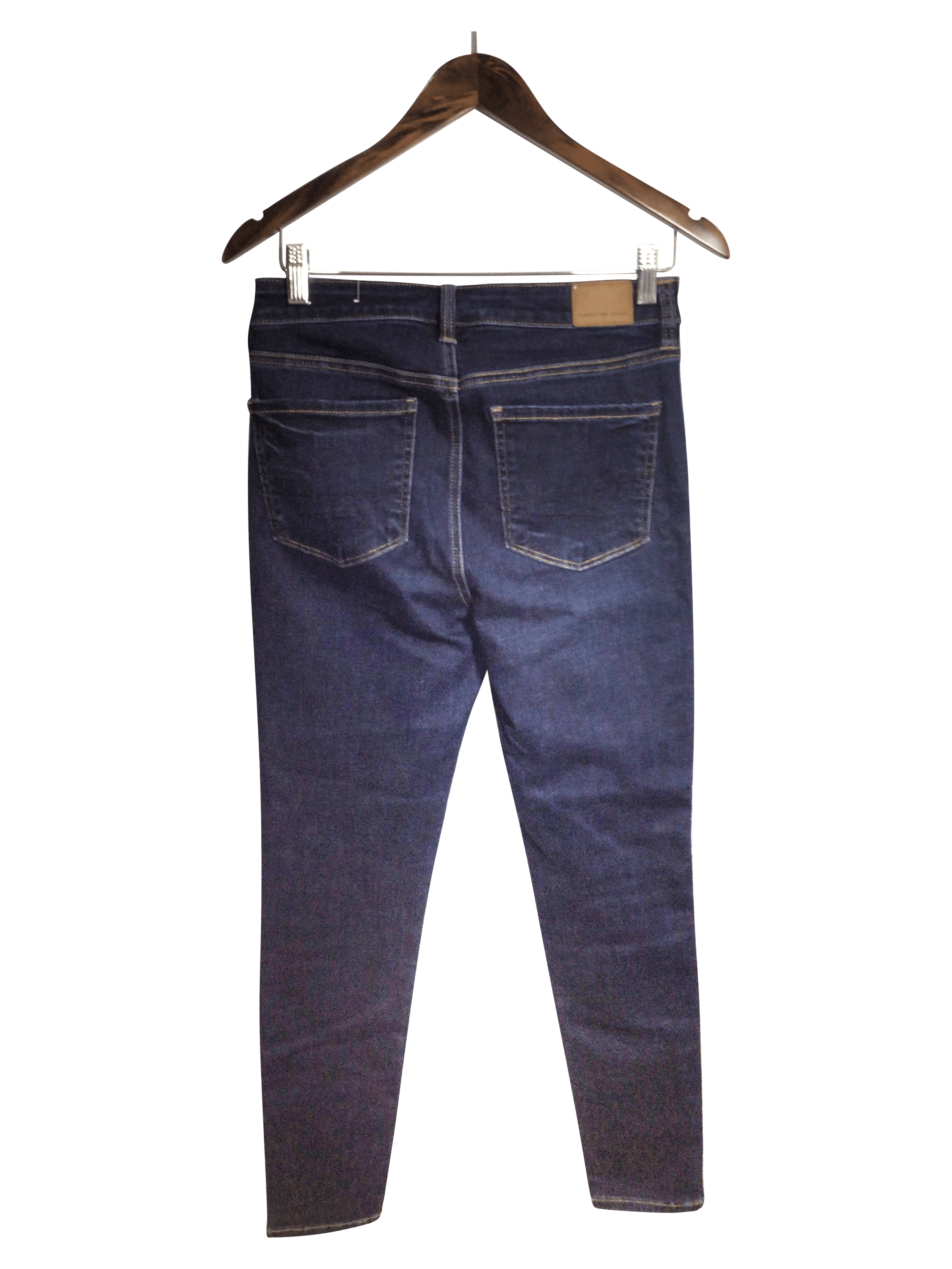 AMERICAN EAGLE Stylish Women's Blue Regular Fit Straight-Legged Jeans - Size 6