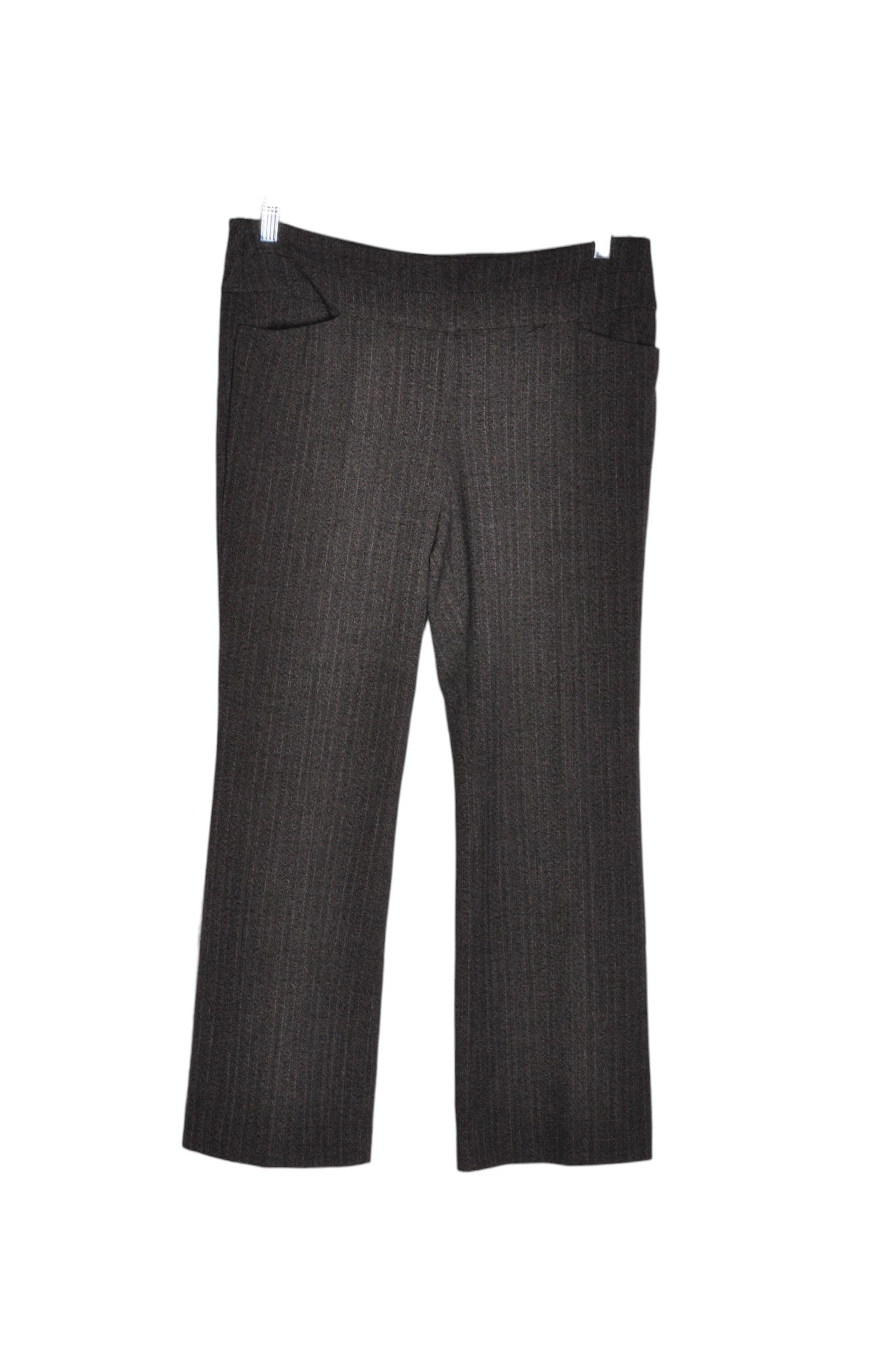 CLEO Stylish Women's Gray Regular Fit Work Pants - Size 12