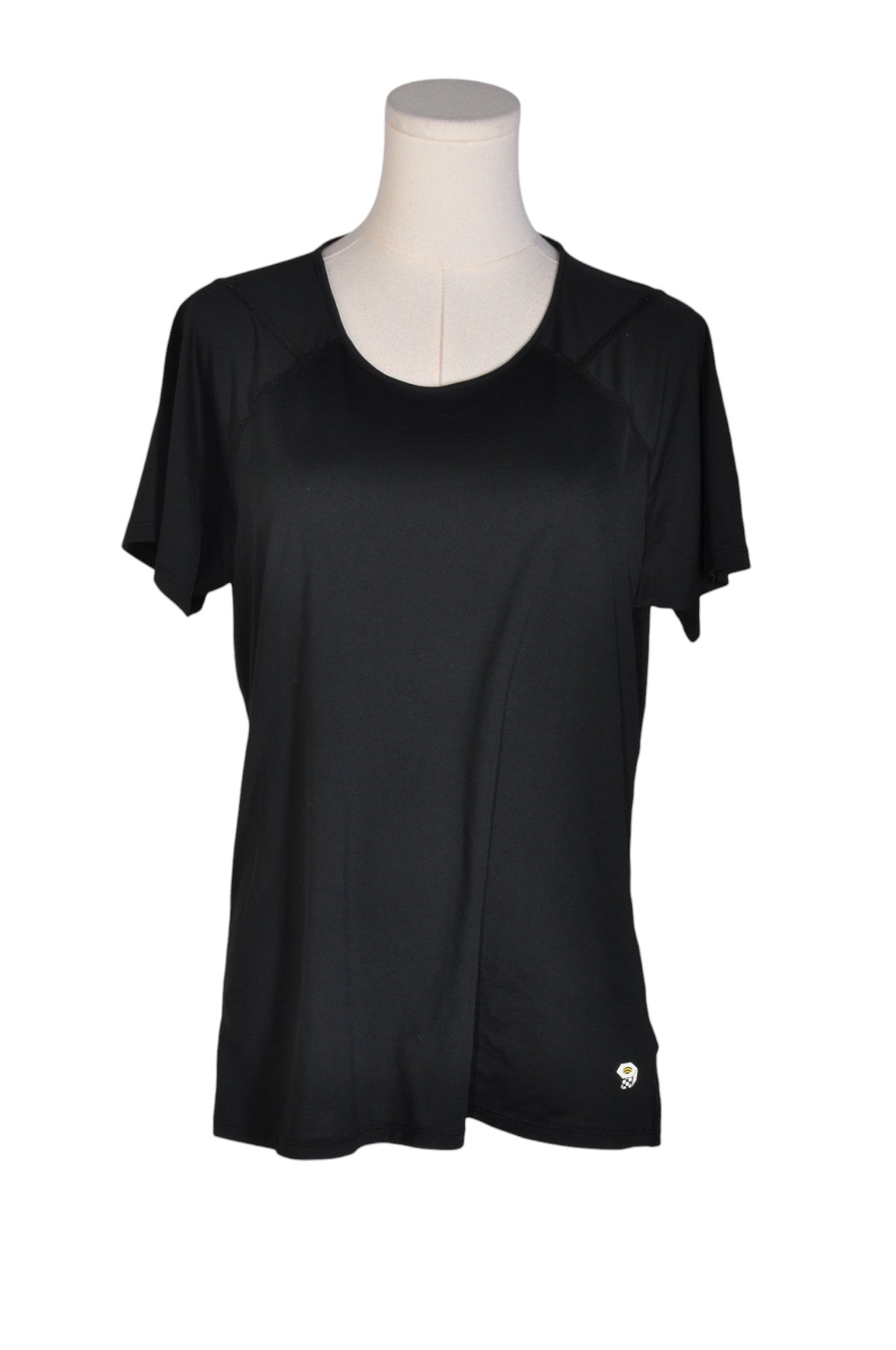 MOUNTAIN HARD WEAR Stylish Women's Regular Fit Black T-Shirt - Size L