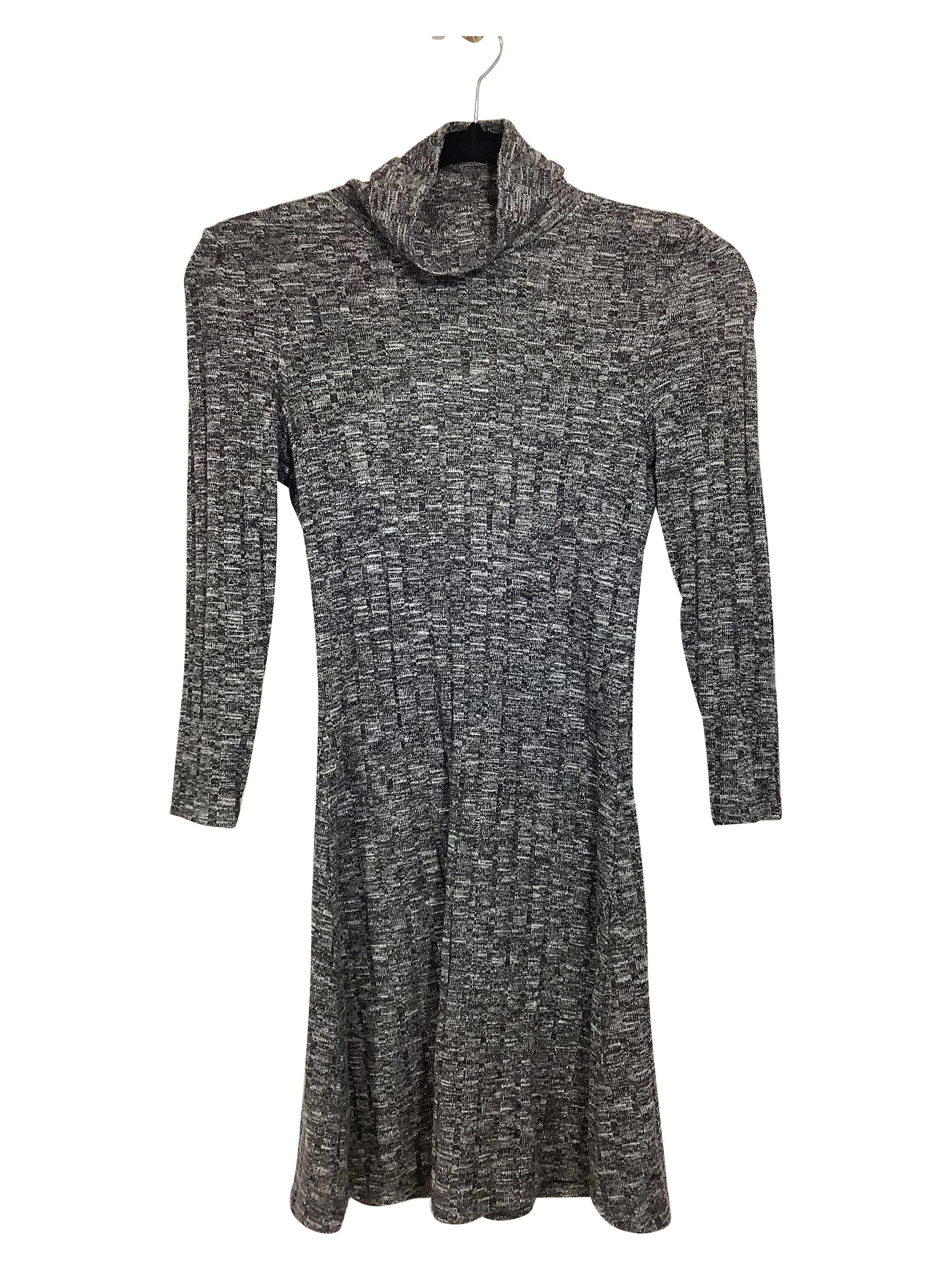 Stylish AMERICAN EAGLE Regular Fit Gray Shift Dress - XXS