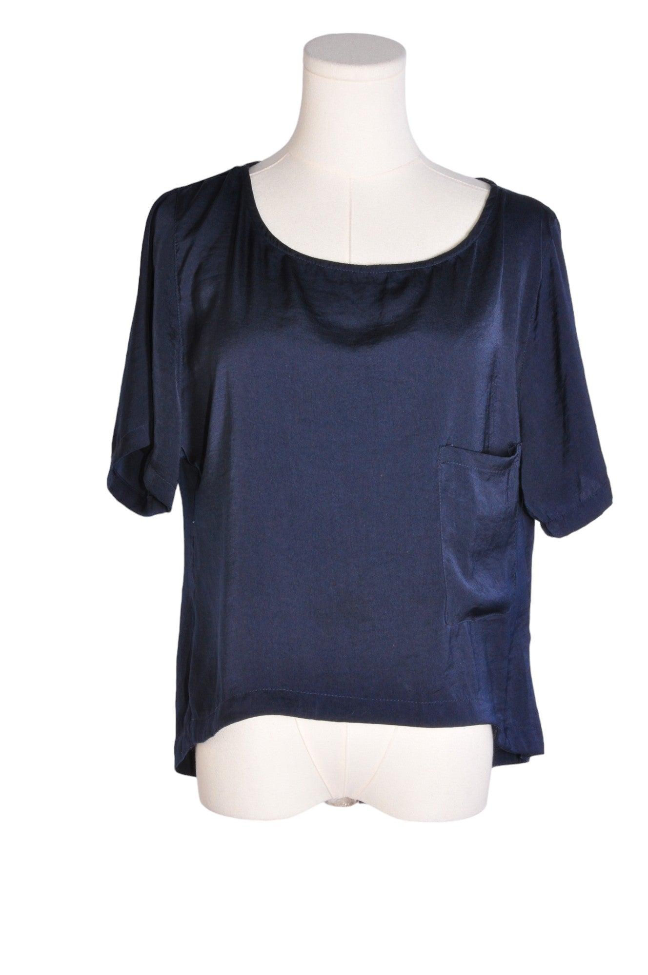 Stylish DYNAMITE Women's Regular-Fit Blue Blouse - Size S
