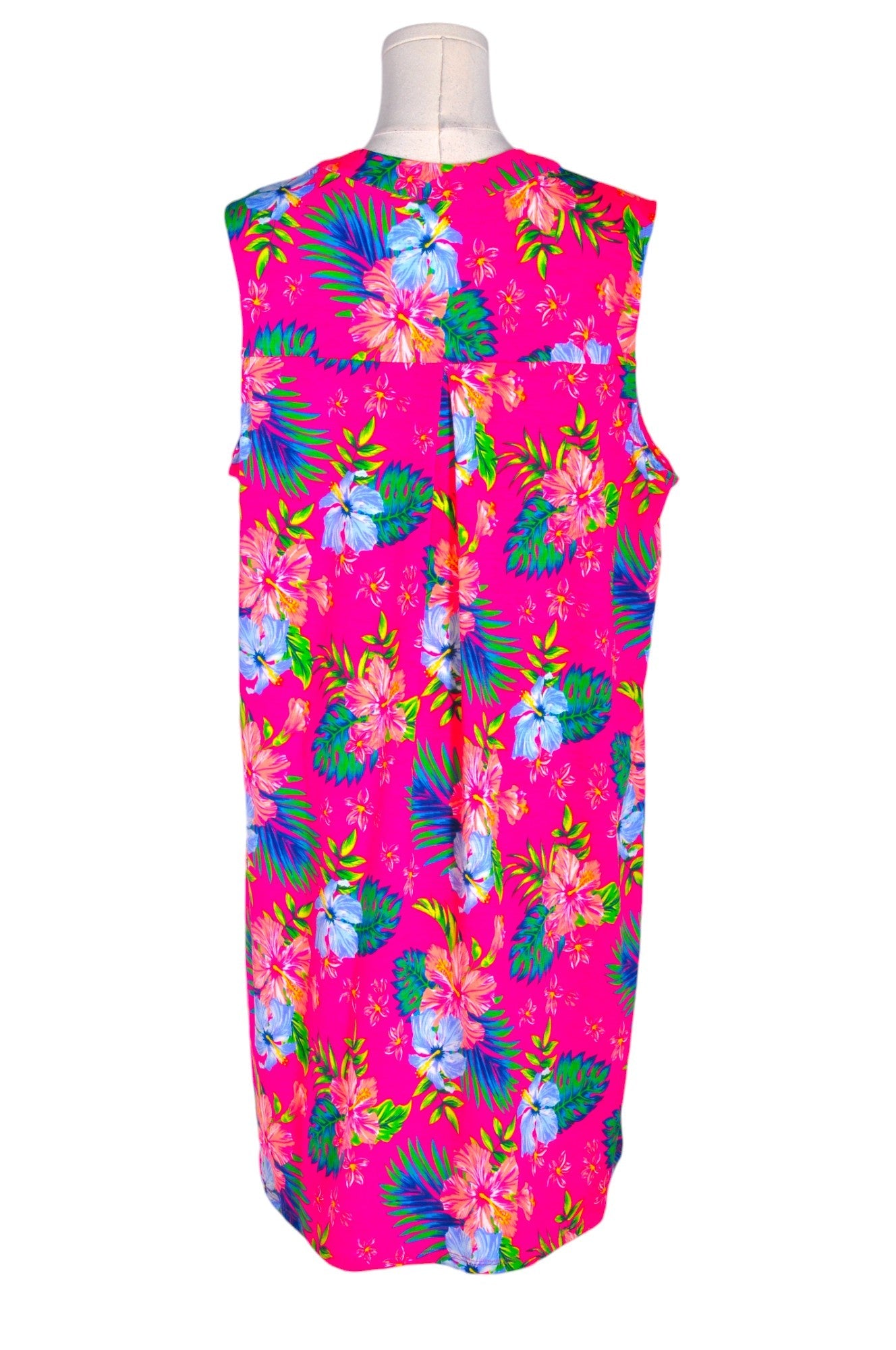 DEAR SCARLETT Stylish Pink Regular-Fit Women's Shift Dress - XL