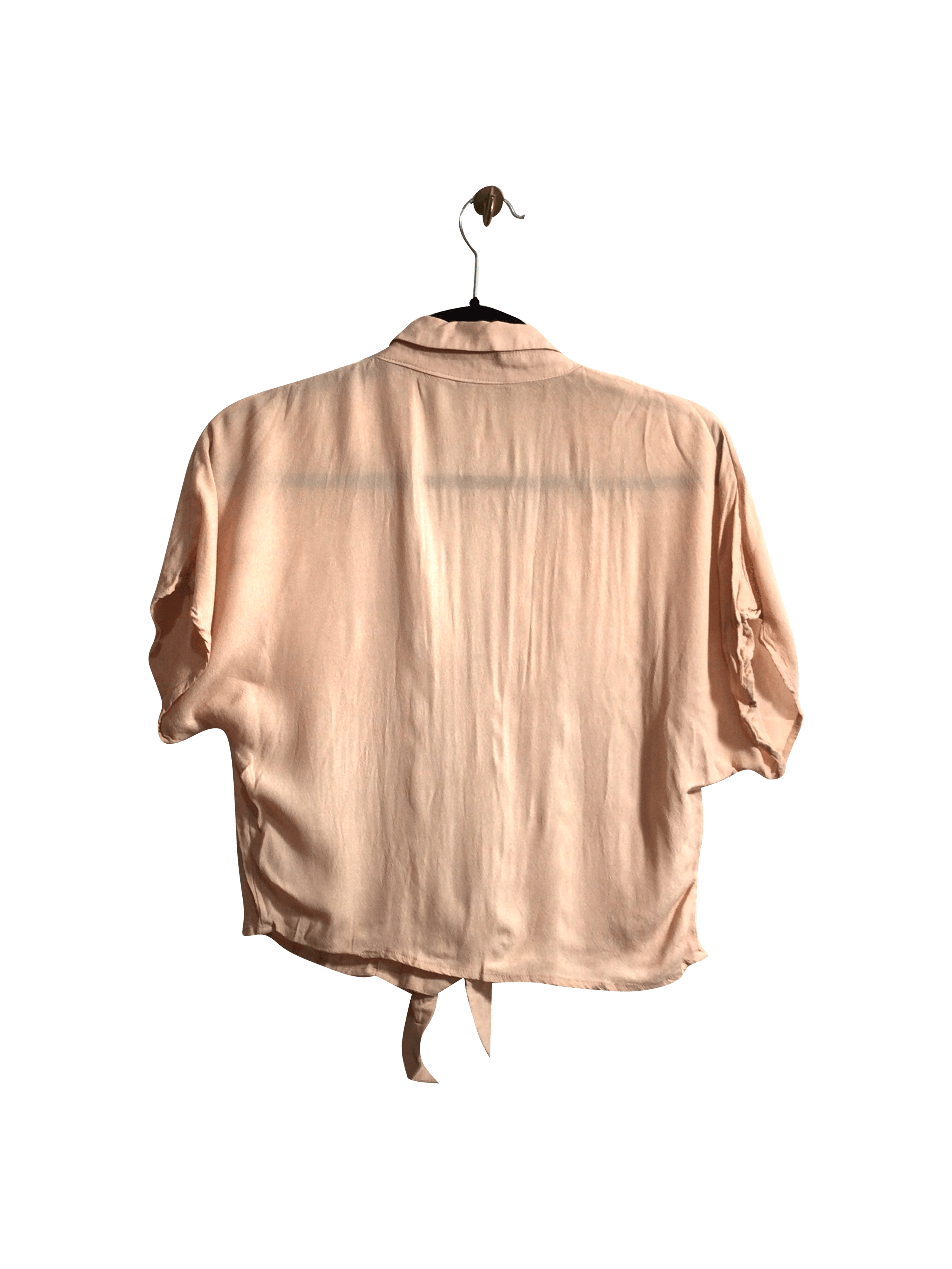 DYNAMITE Stylish Beige Regular - Fit Women's Blouse in Size S