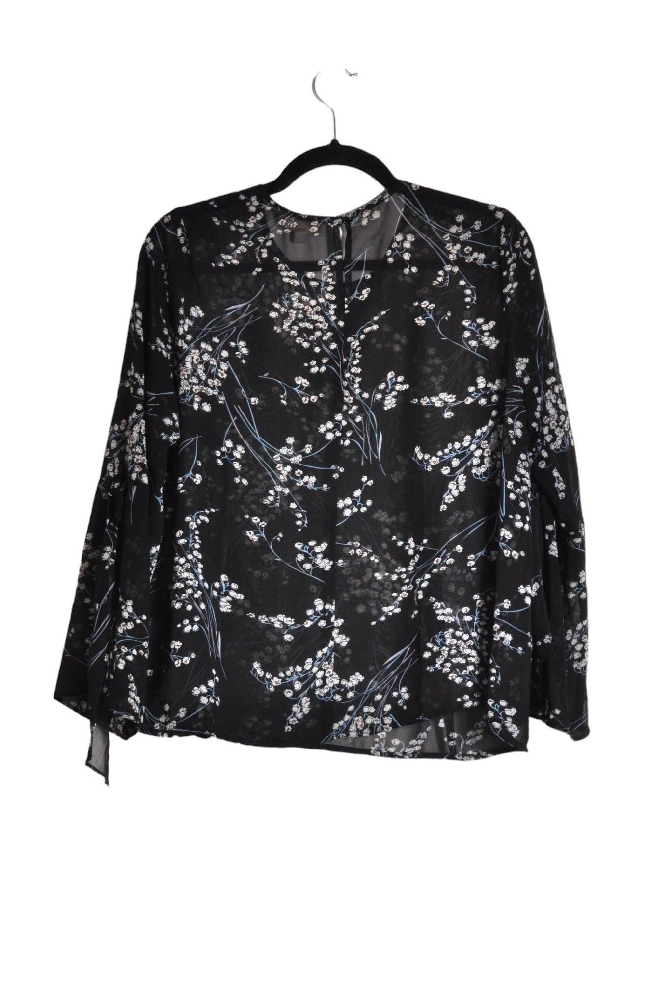 Stylish CLOUD CHASER Black Regular Fit Women's Blouses - Size L