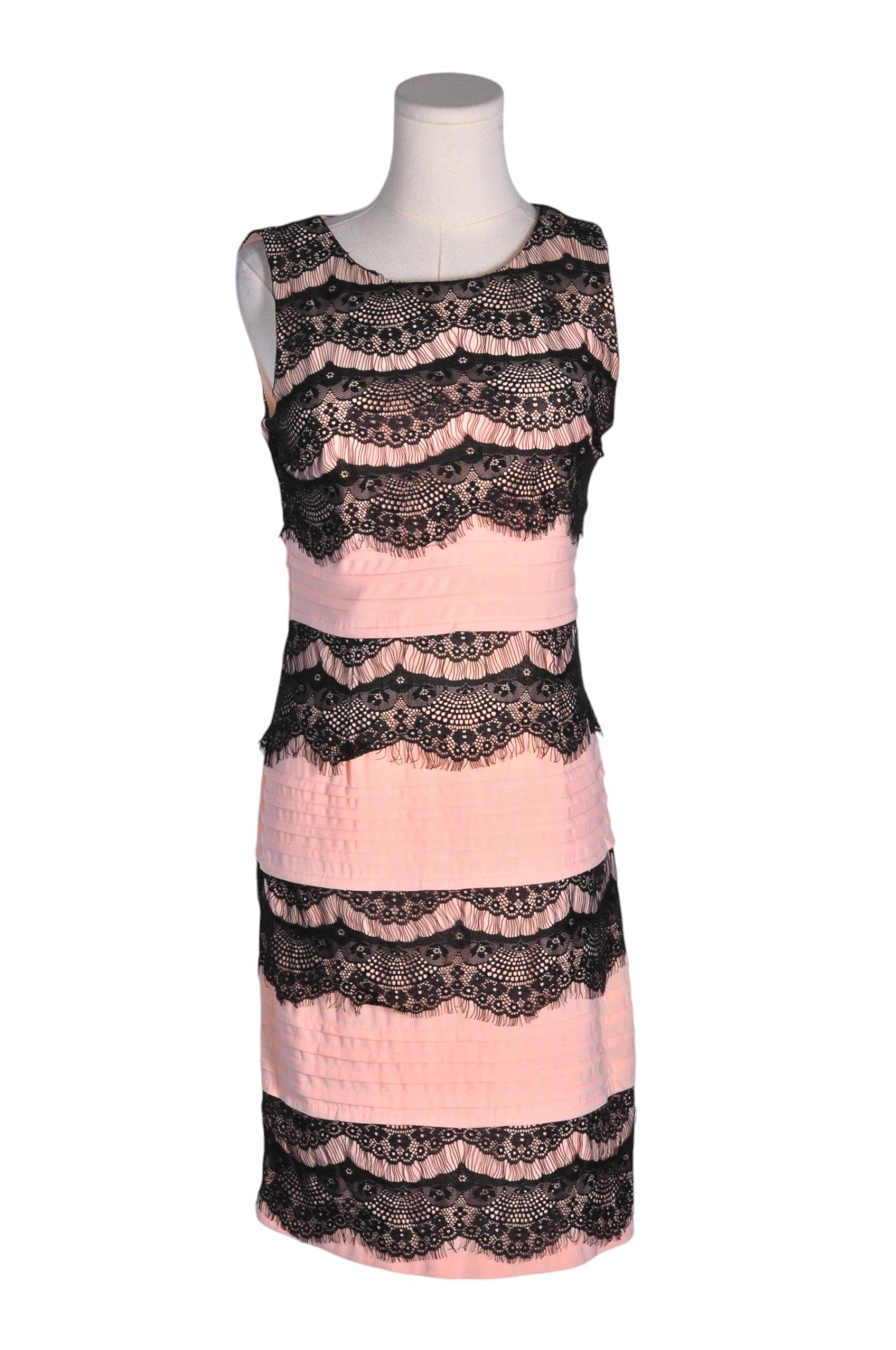 Stylish CLEO Women's Pink Regular Fit Sheath Dress - Size 6