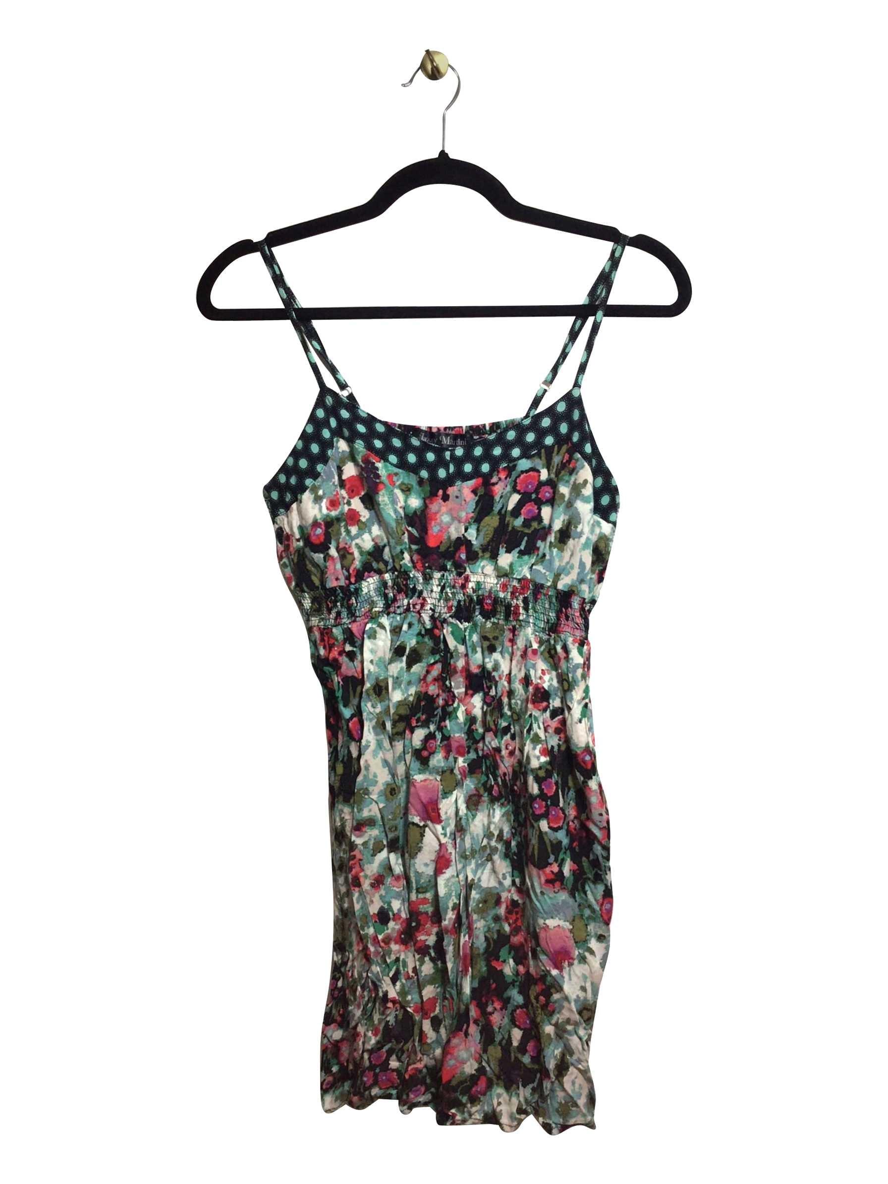 Gorgeous JAZZY MARTINI Regular Fit Green Mini Dress - Size S
