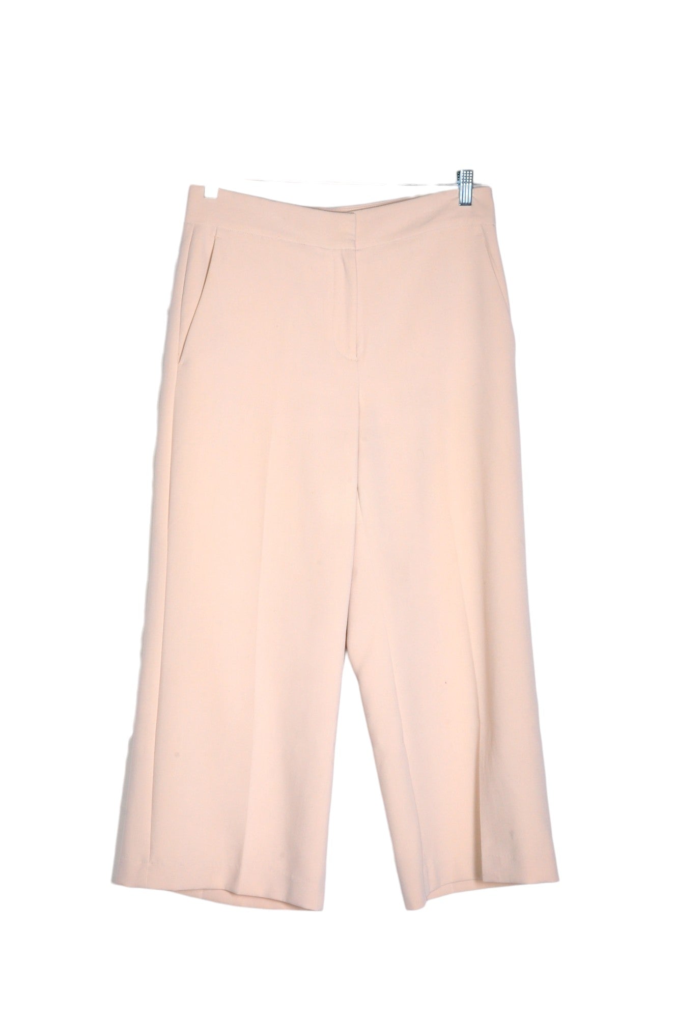 ANN TAYLOR Women's Stylish Regular Fit Beige Work Pants - Size 8
