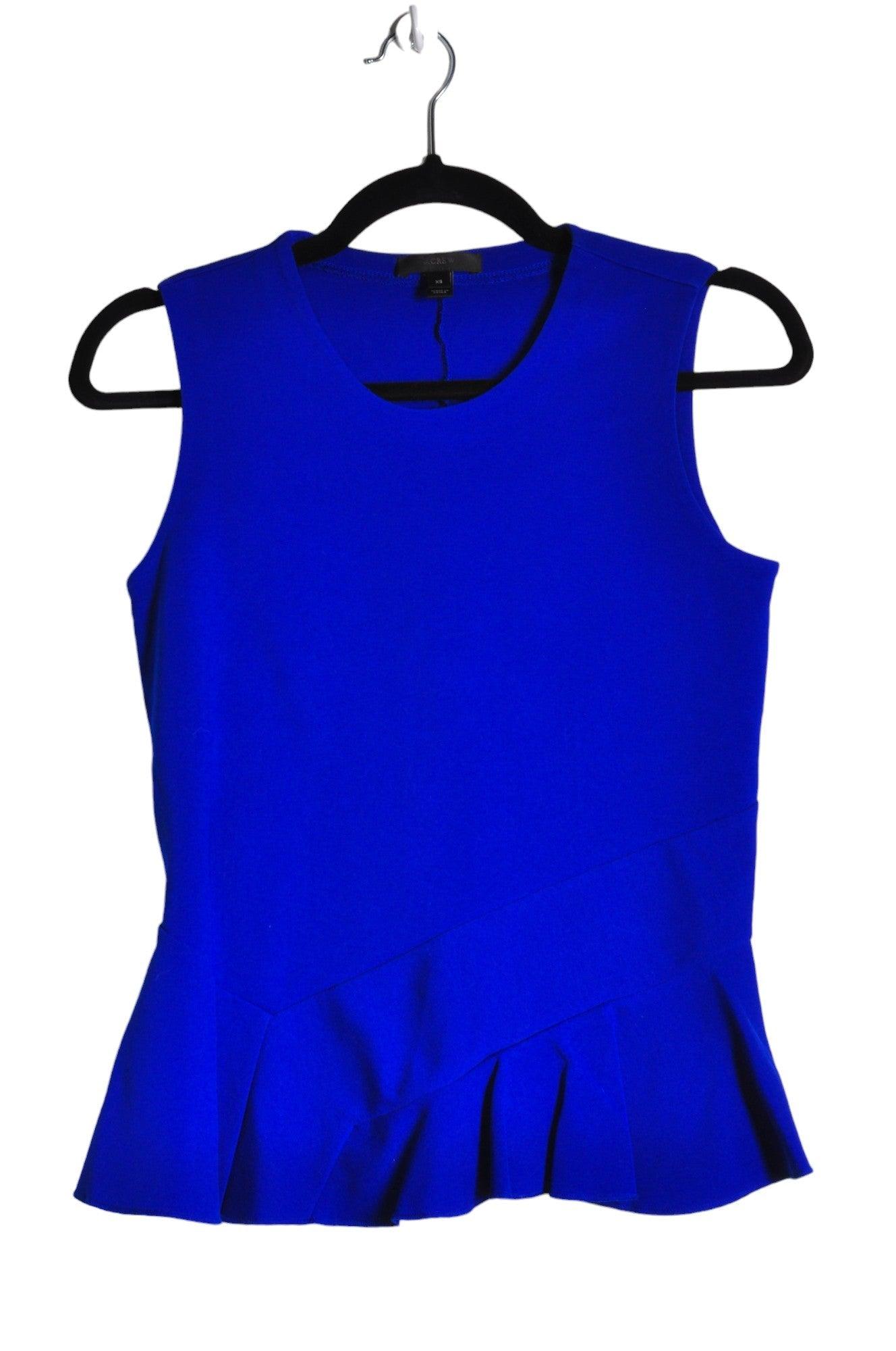 J. CREW Second - Hand Regular Fit Blue Women's Blouses in Size XS