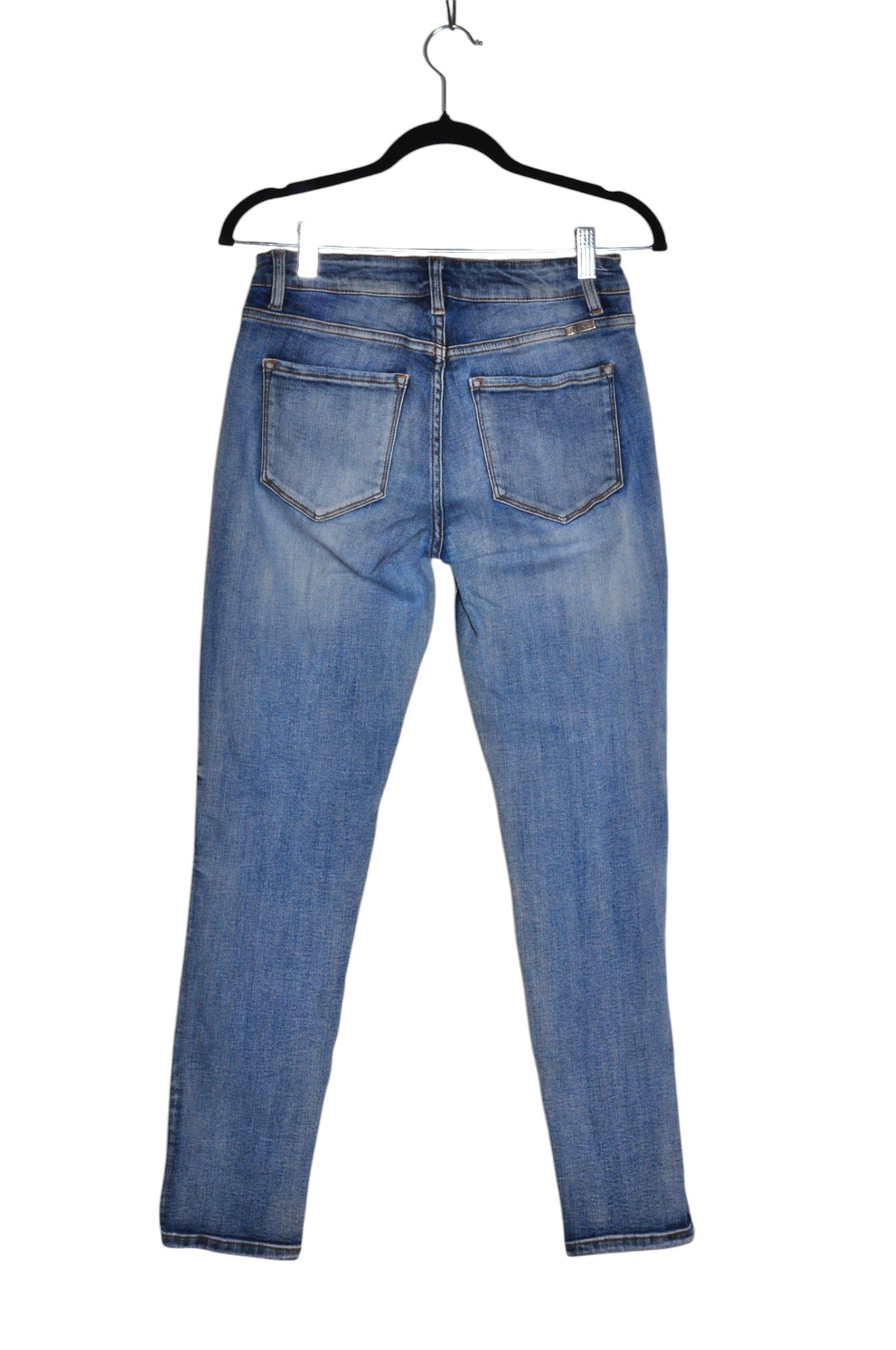 Stylish KANCAN Blue Regular Fit Women's Straight-Legged Jeans - Size 26