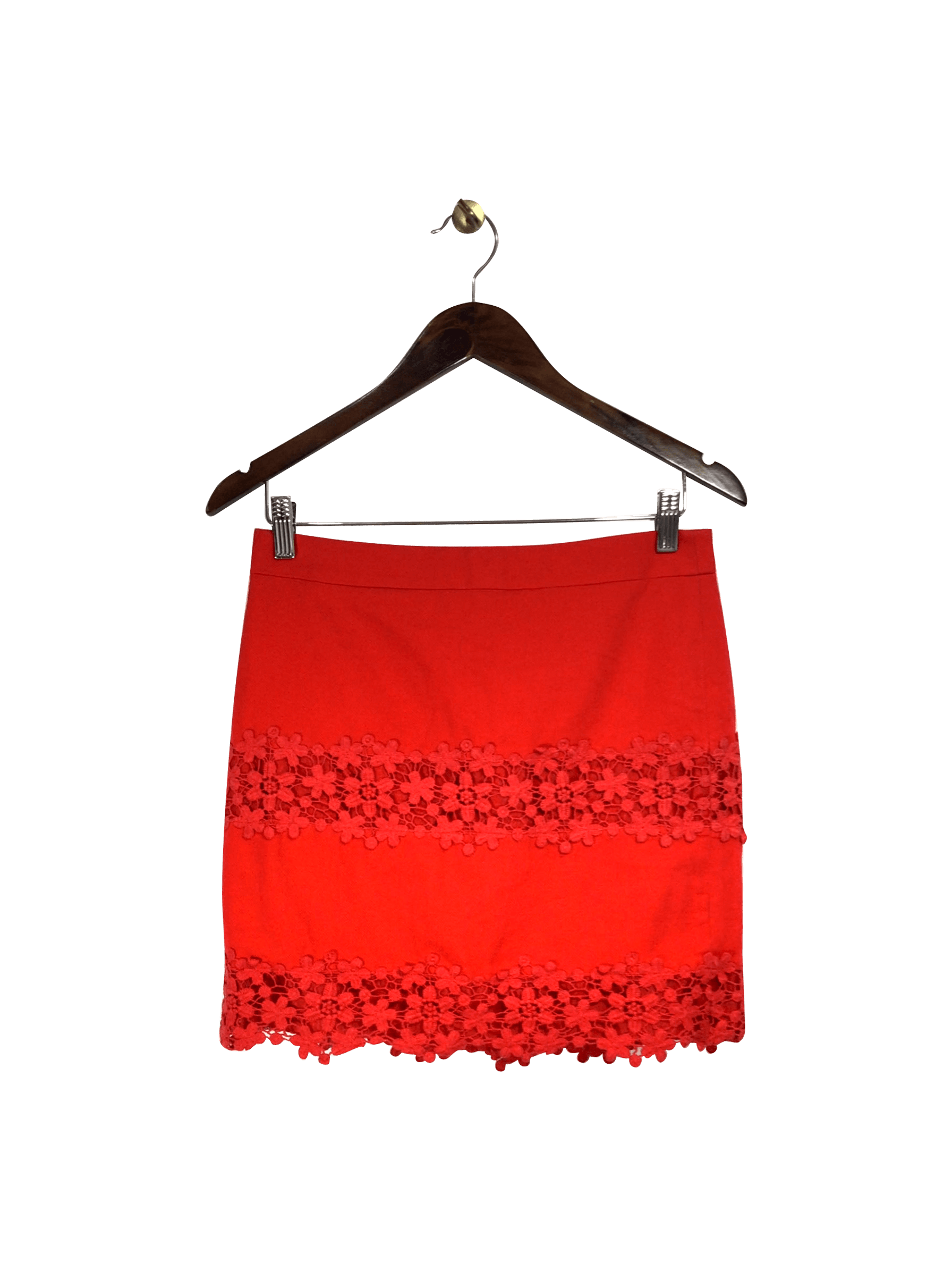 Gorgeous J. CREW Orange Regular Fit Skirt Size 2 - Second Hand