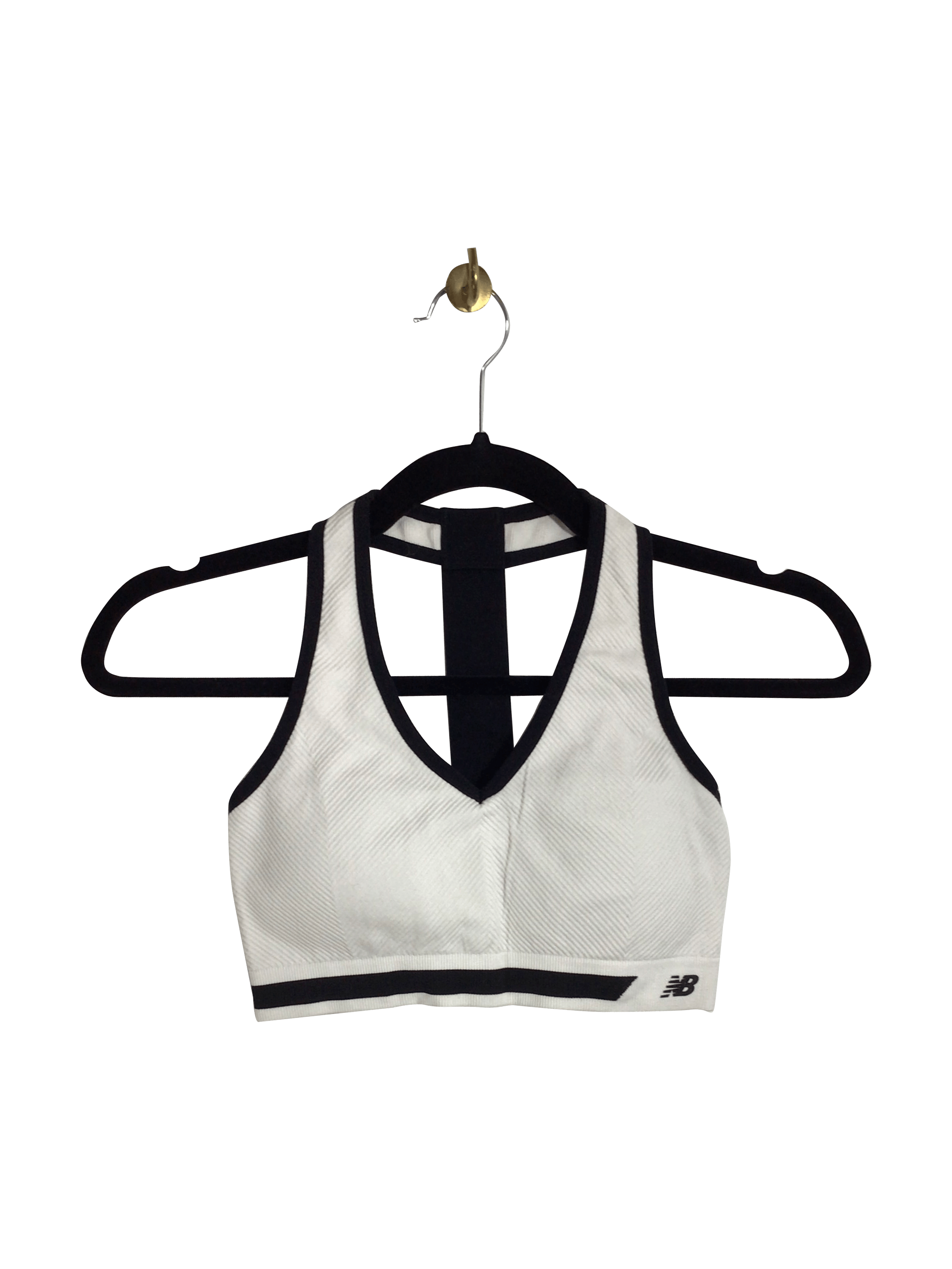 NEW BALANCE Women's High - Performance White XS Regular - Fit Activewear Sports Bras