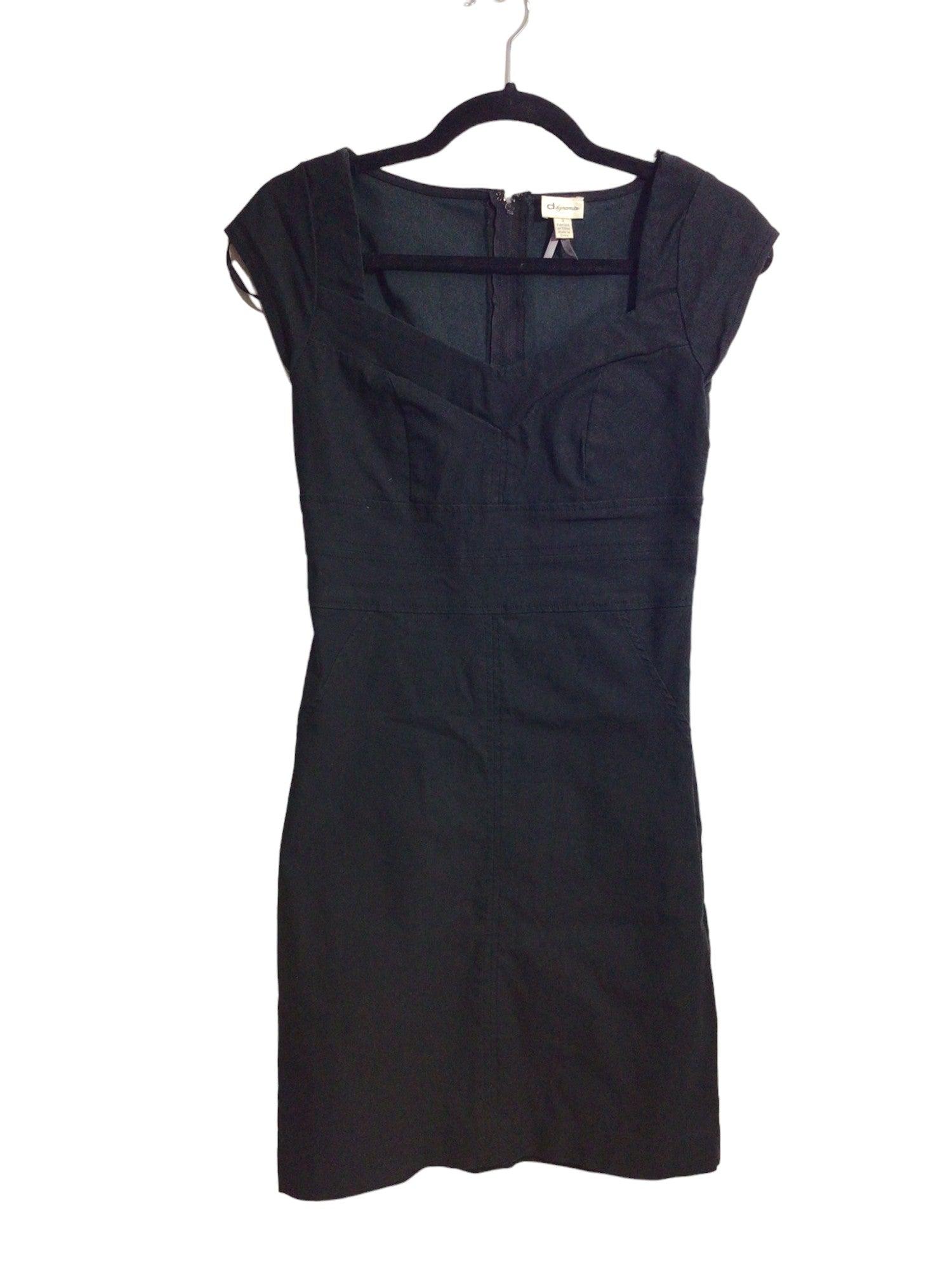 Gorgeous DYNAMITE Women's Black Regular-Fit Shift Dress - Size 3