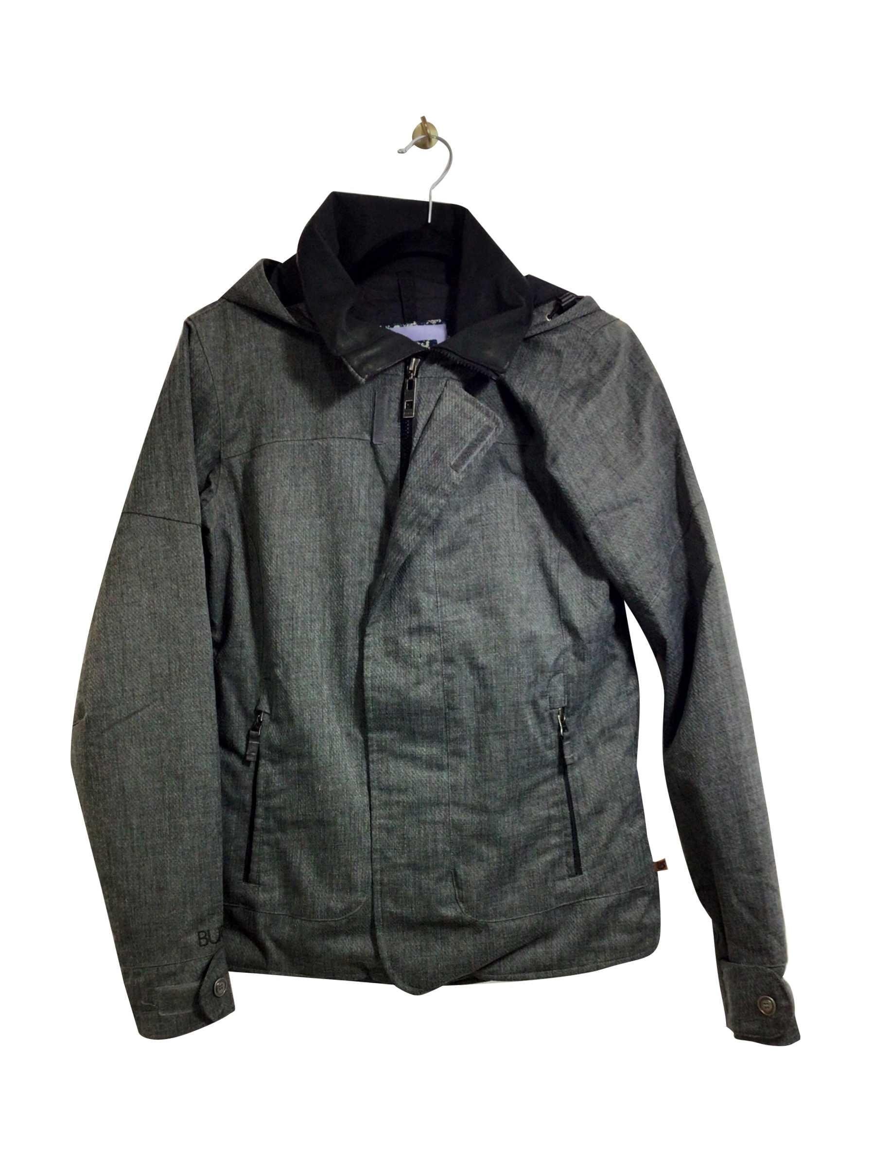 BURTON Stylish Regular Fit Gray Coat - Size S