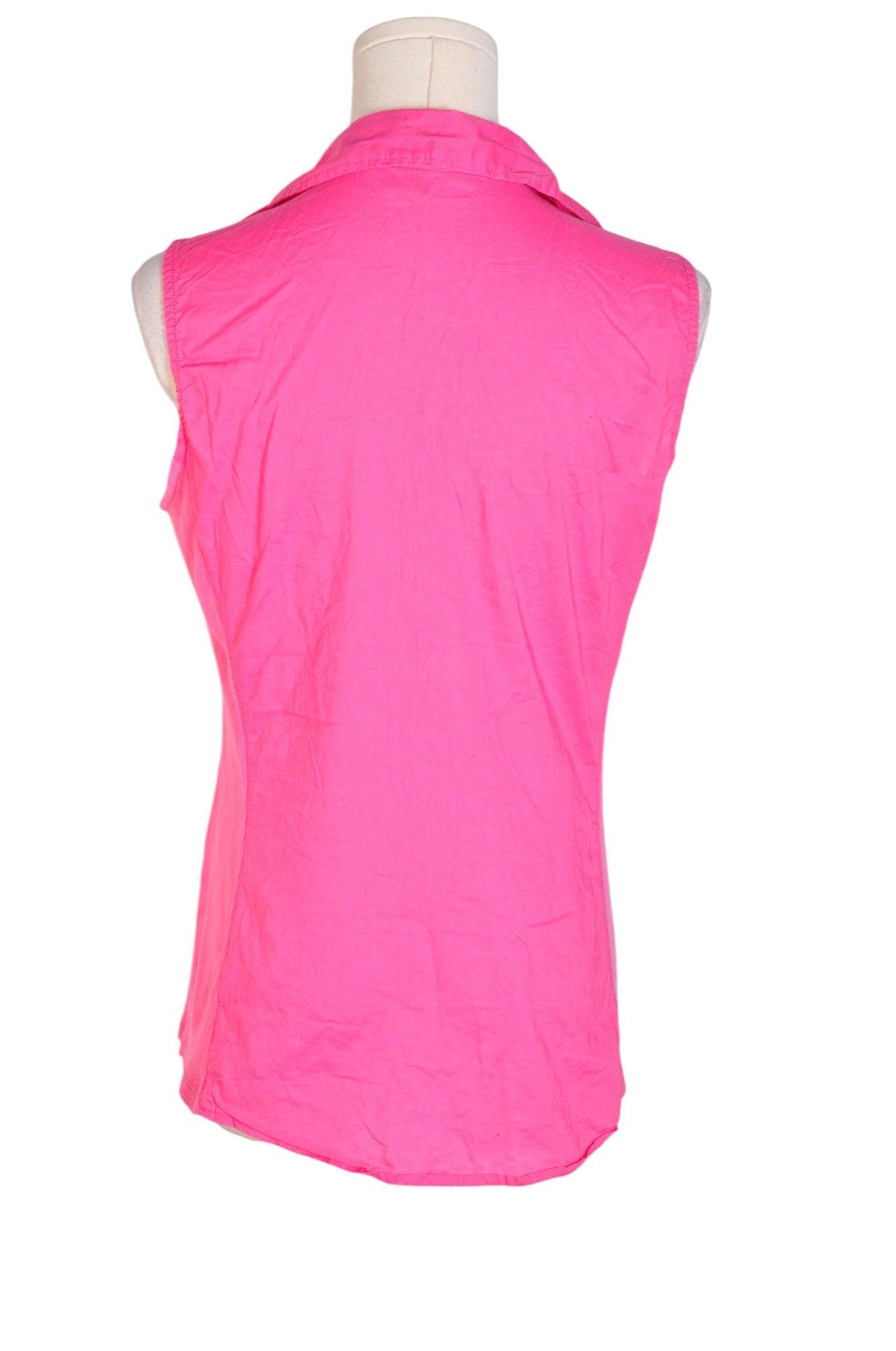 SANDRA INGRISH Stylish Women's Pink Button Down Regular Fit Tops - Size S