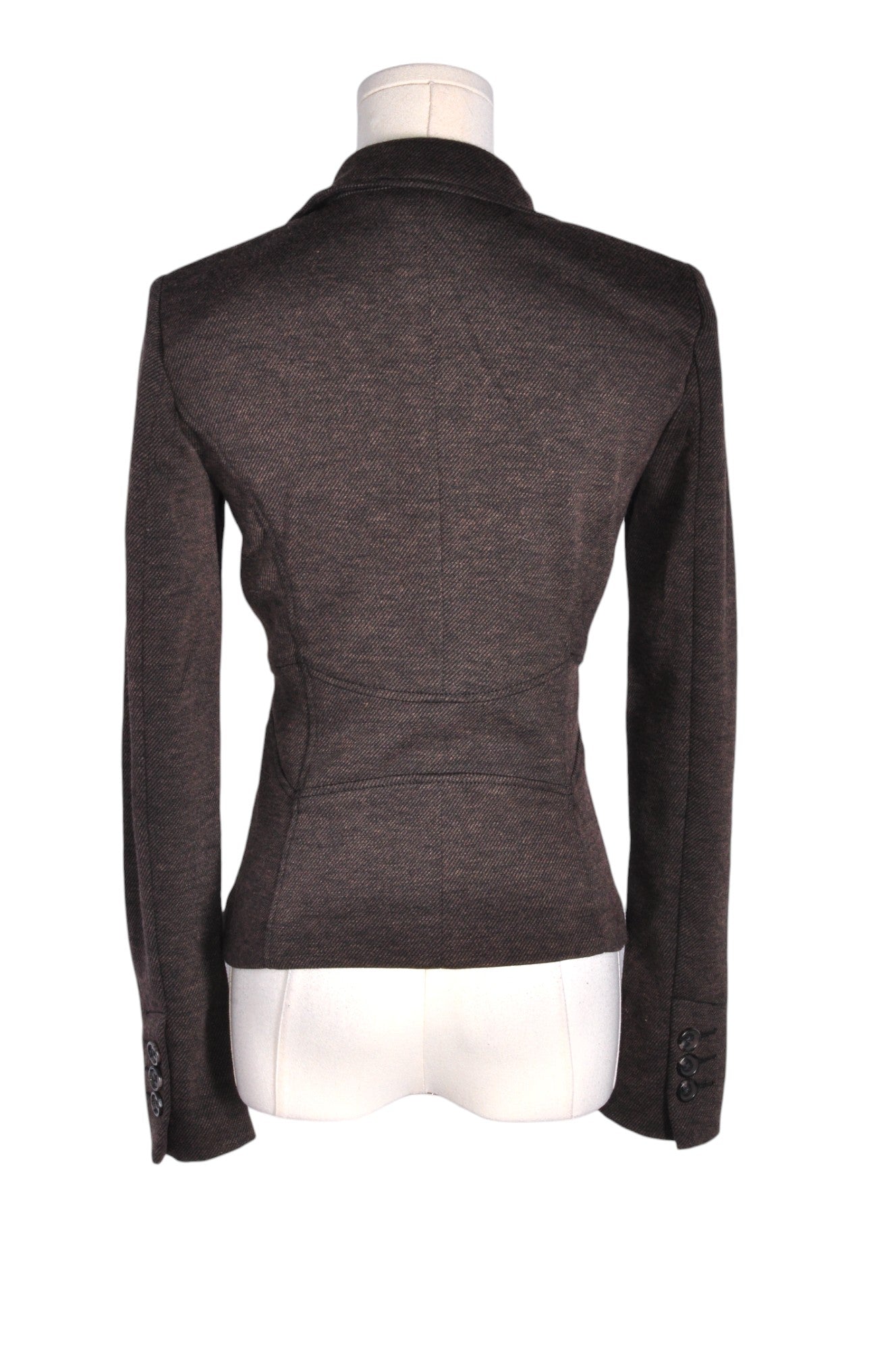 Second Hand RW&CO Brown Regular Fit Blazers - XS