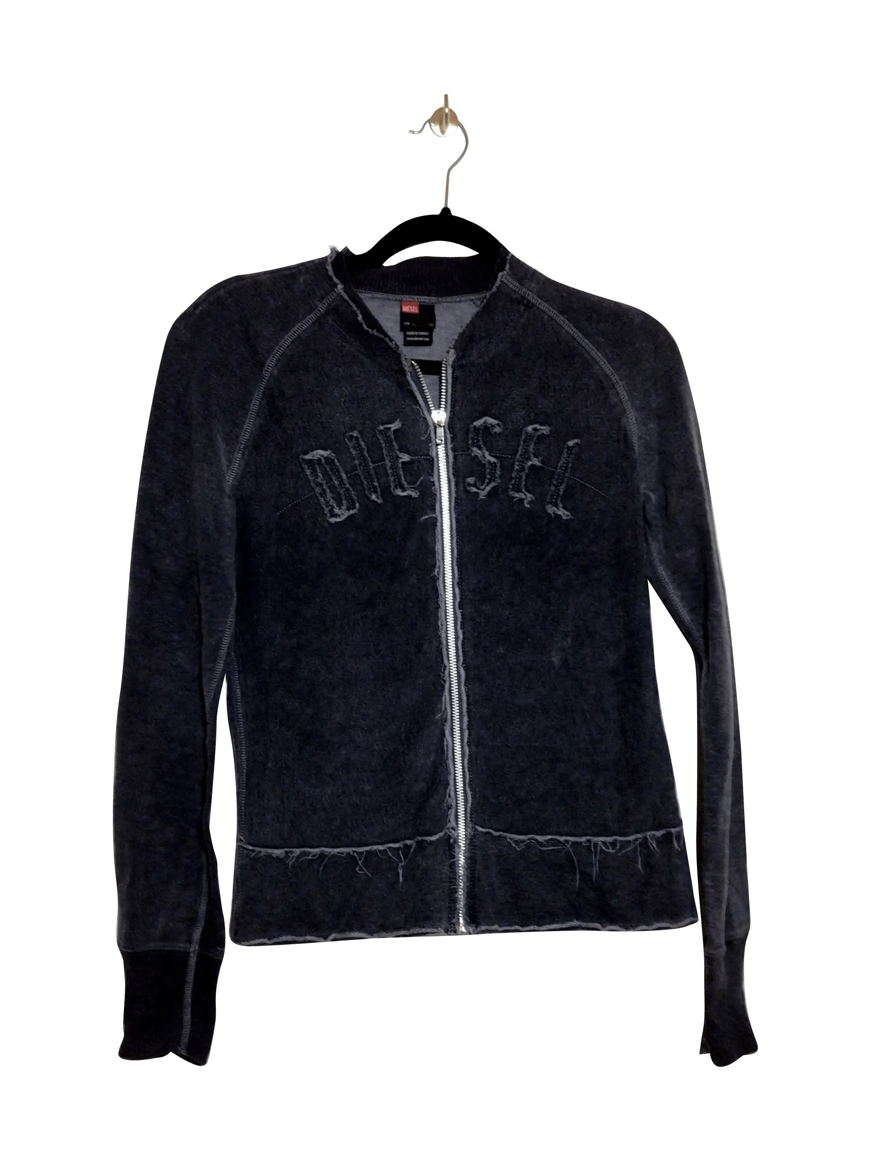 DIESEL Stylish Regular Fit Blue Sweatshirt - Size L