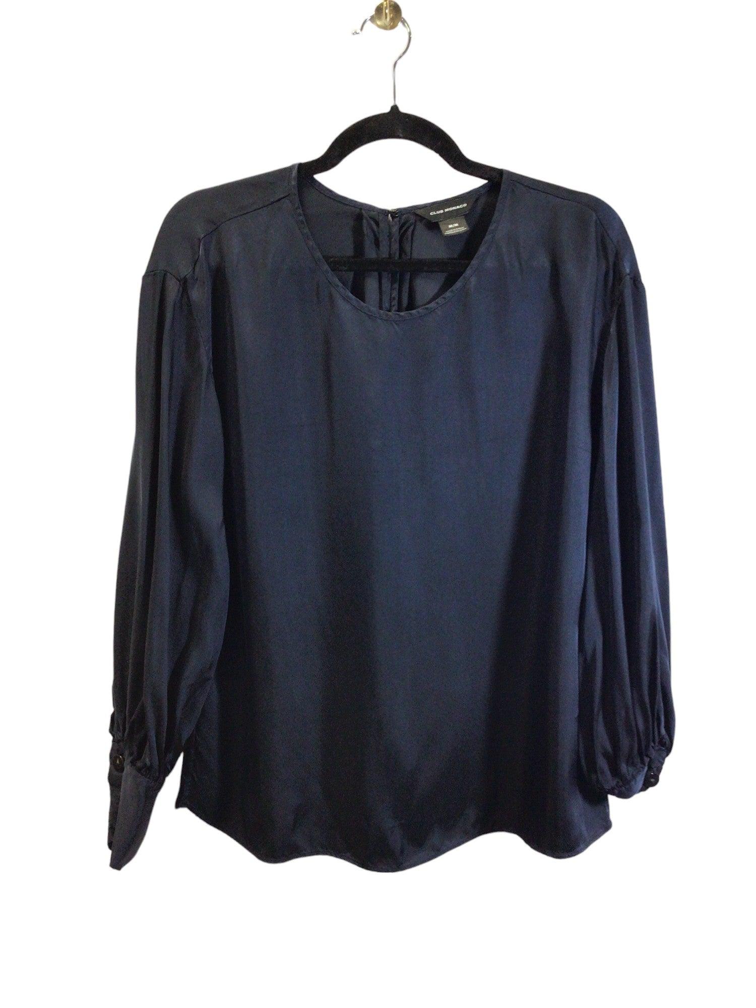 CLUB MONACO Stylish Women's Regular-Fit Blue Blouse - Size M