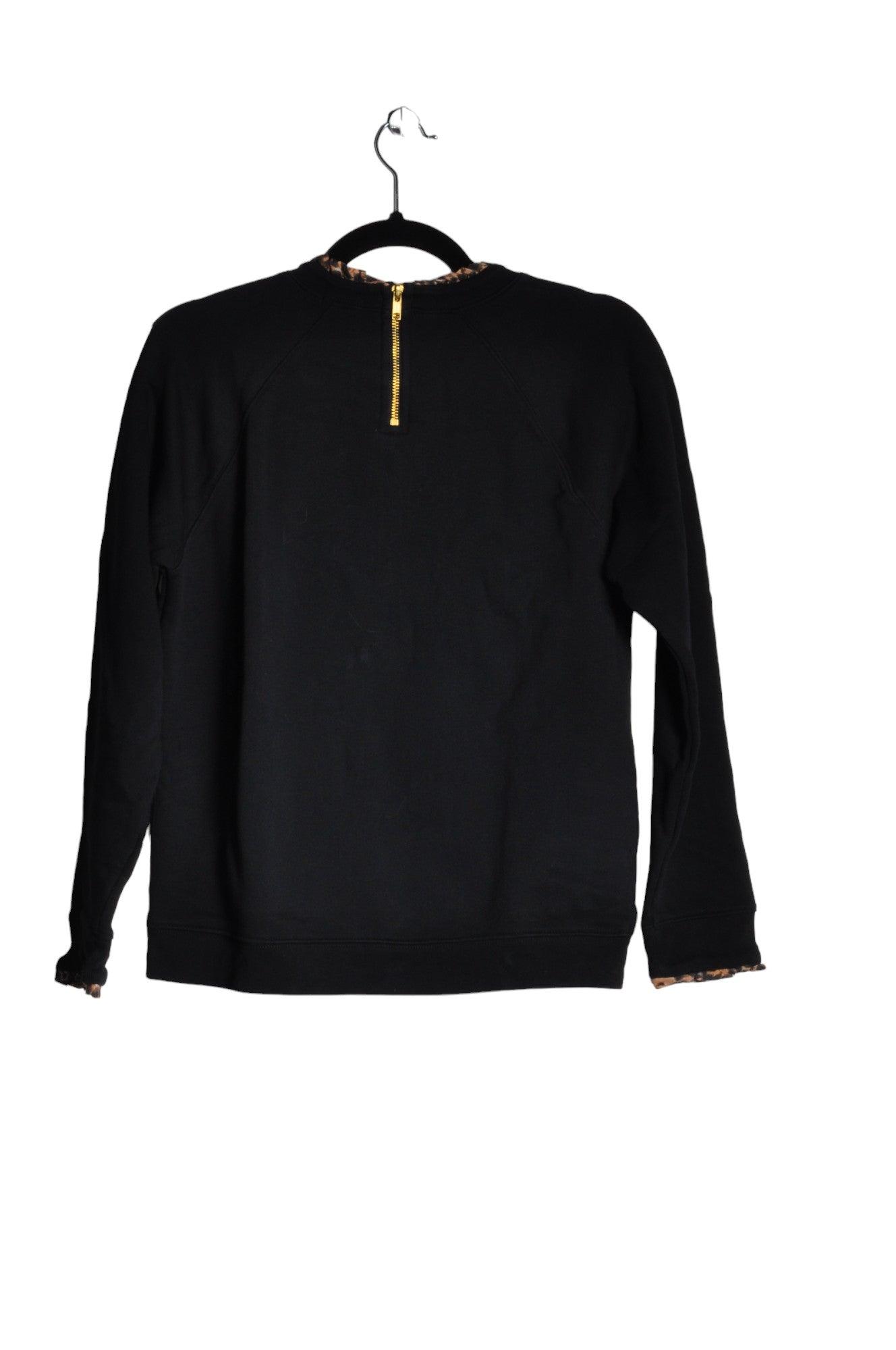 Stylish J. CREW Women's Regular Fit Long-Sleeve Black T-Shirt - Size M