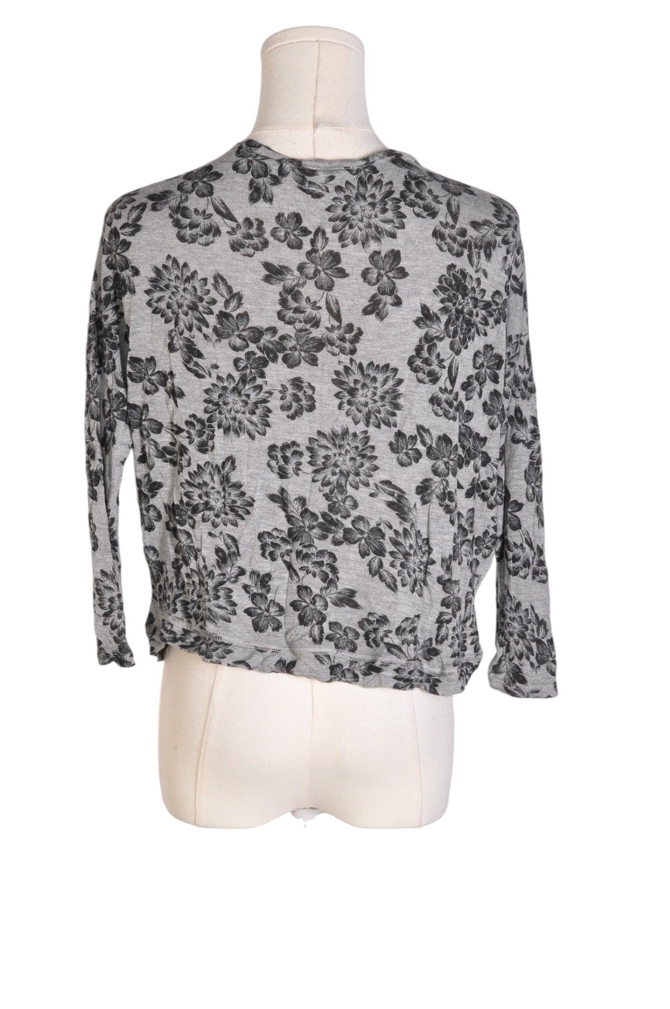 Stylish DYNAMITE Gray Regular-Fit Women's Blouse - Size M