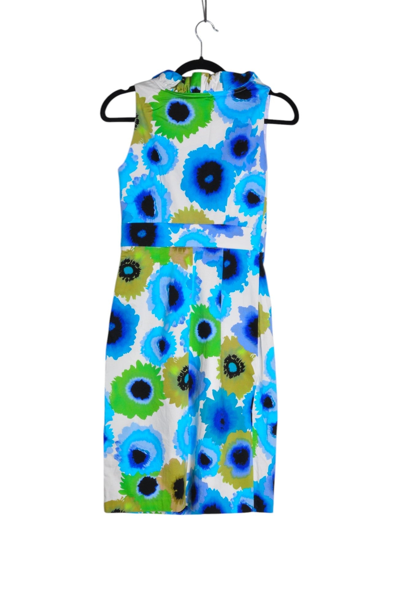 Stylish CLEO Women's Blue Regular Fit Sheath Dress - Size 2