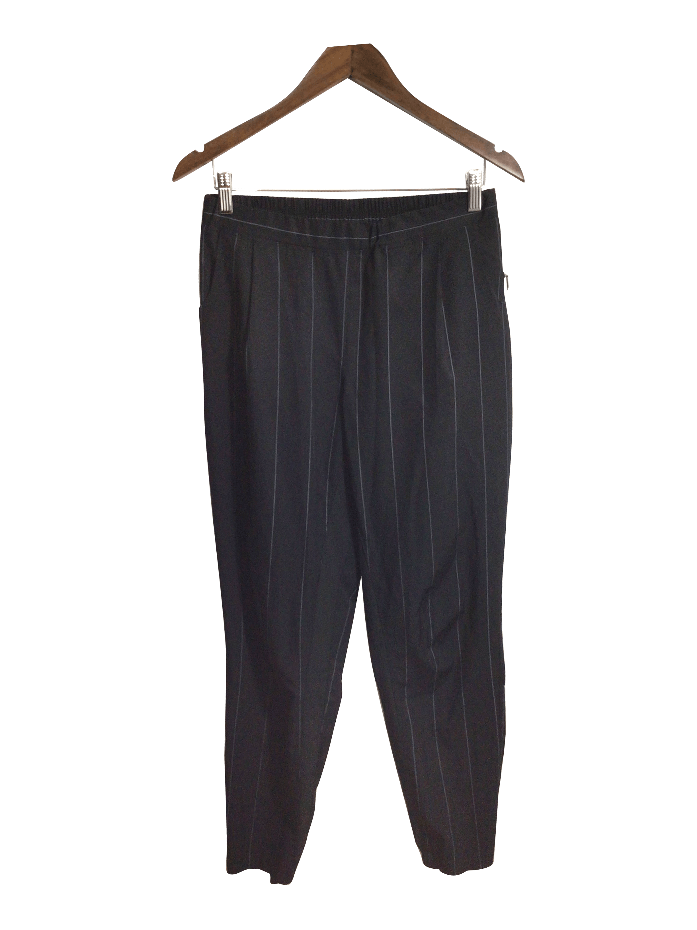 Stylish MPG Women's Regular Fit Black Work Pants - Size L