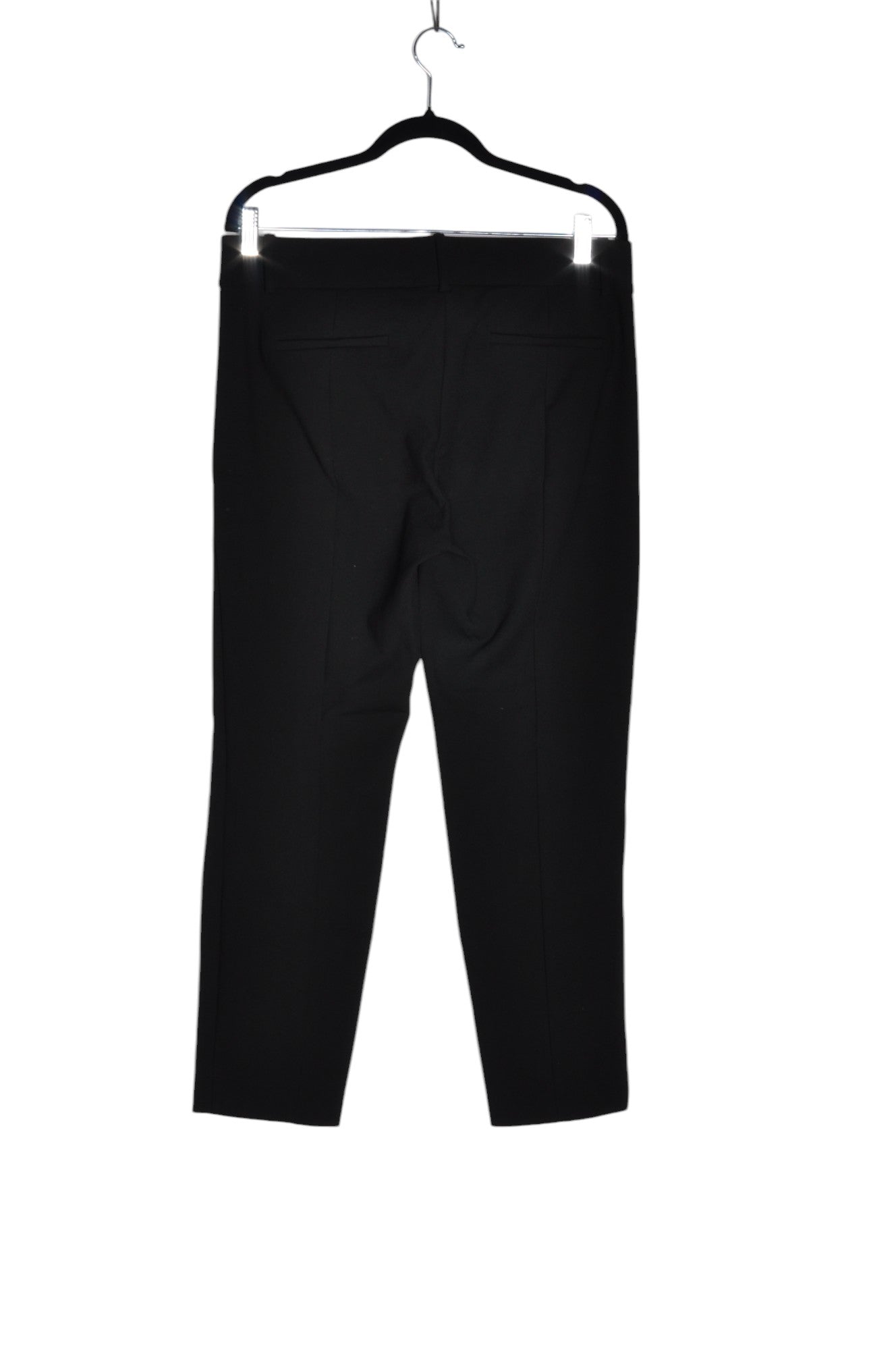 J. CREW Women's Stylish Black Regular Fit Size 8 Second - Hand Work Pants