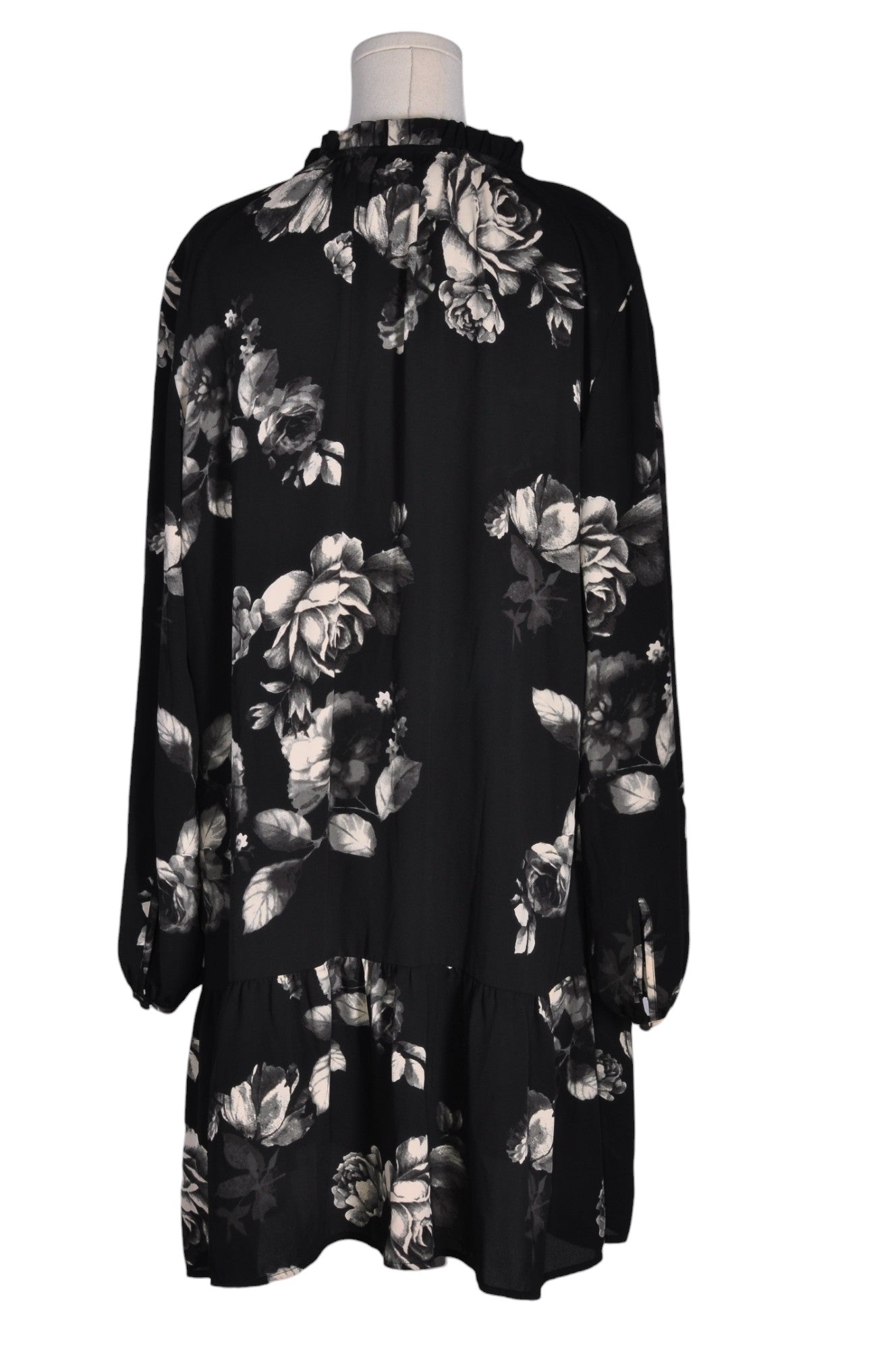 Stylish CHATEAU Women's Black XL Drop Waist Regular Fit Dress