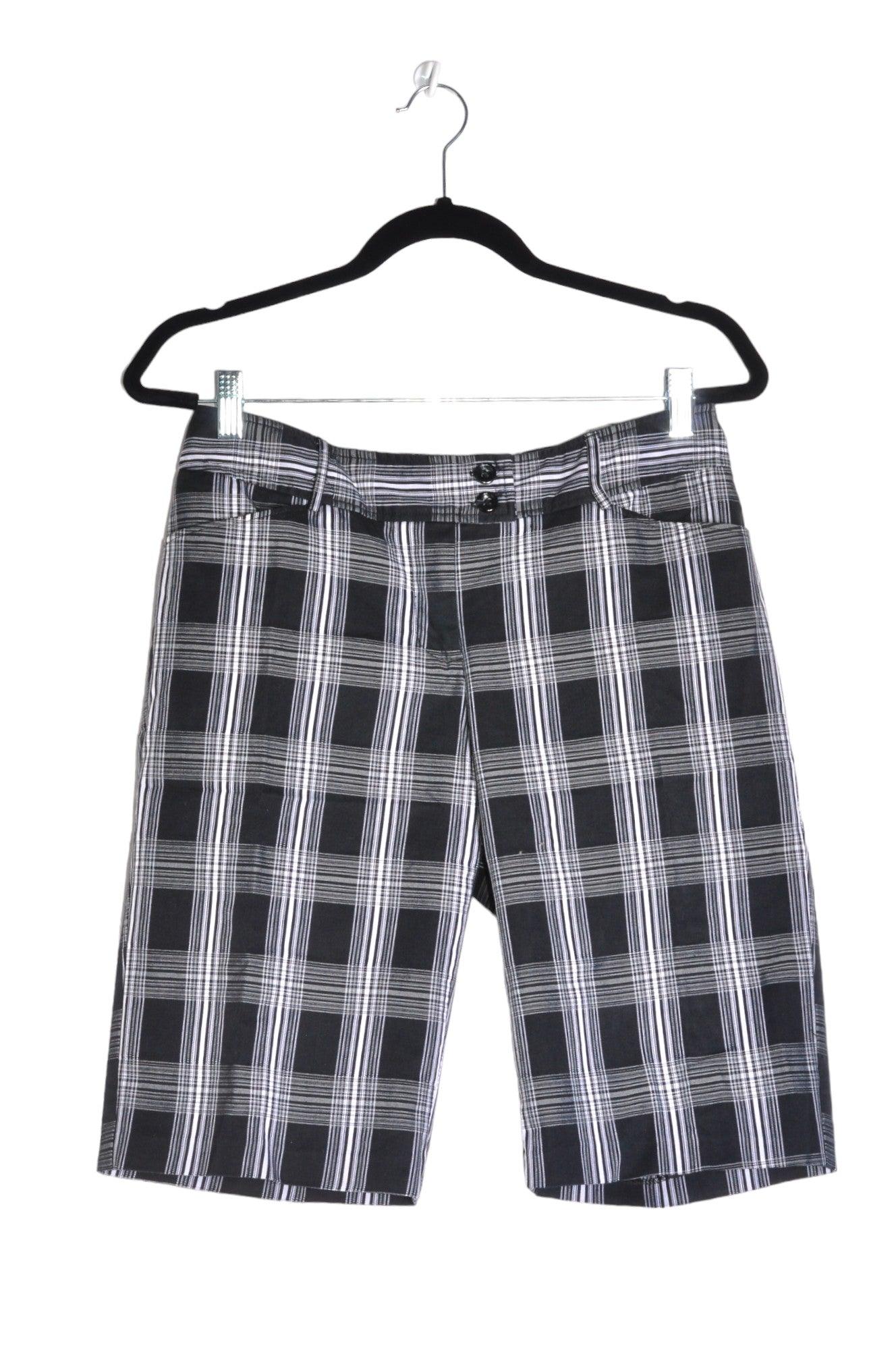 DENVER HAYES Stylish Women's Classic Black Regular-Fit Shorts - Size 4
