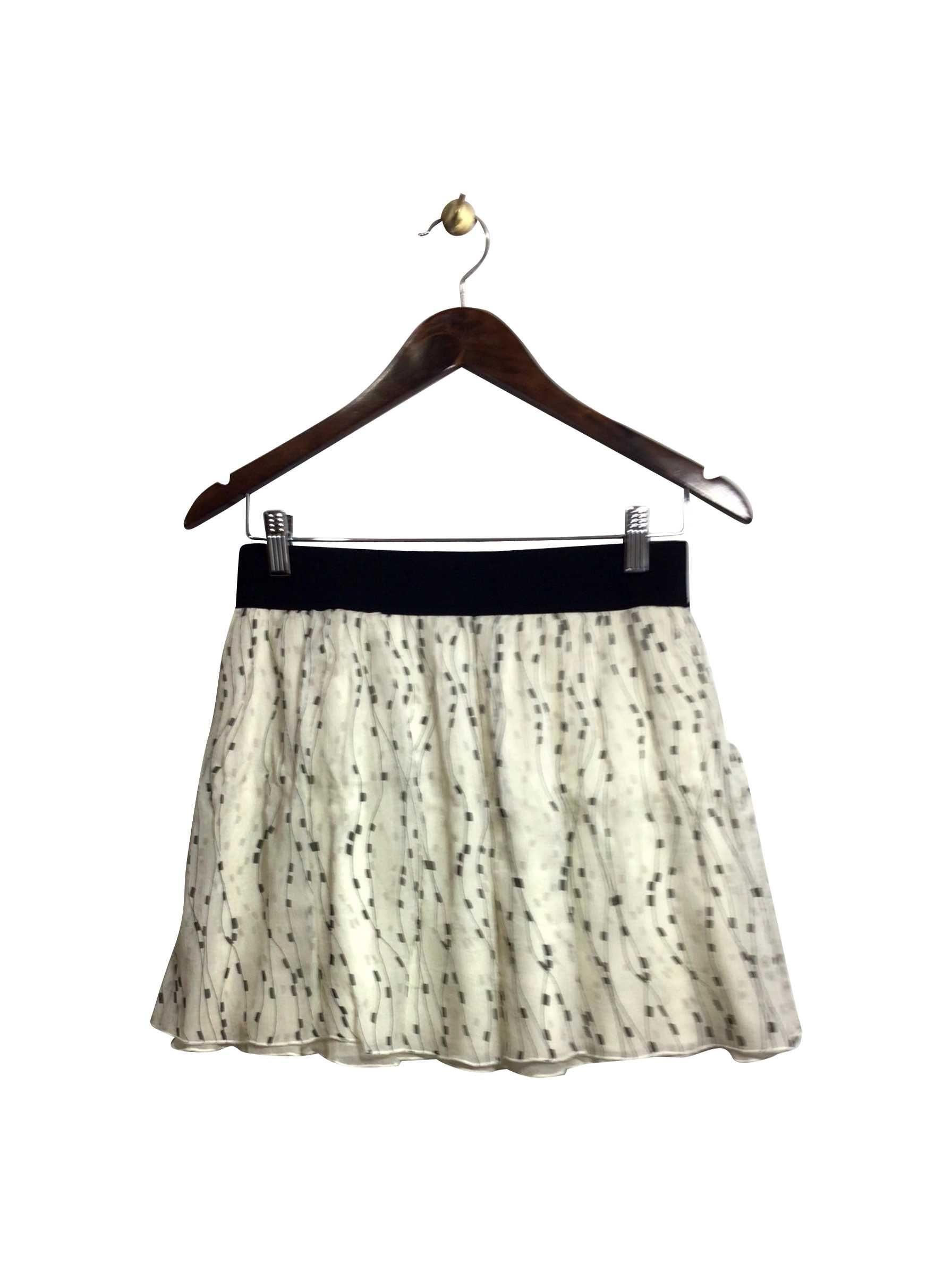 CLUB MONACO Stylish Regular Fit White Skirt - Size S