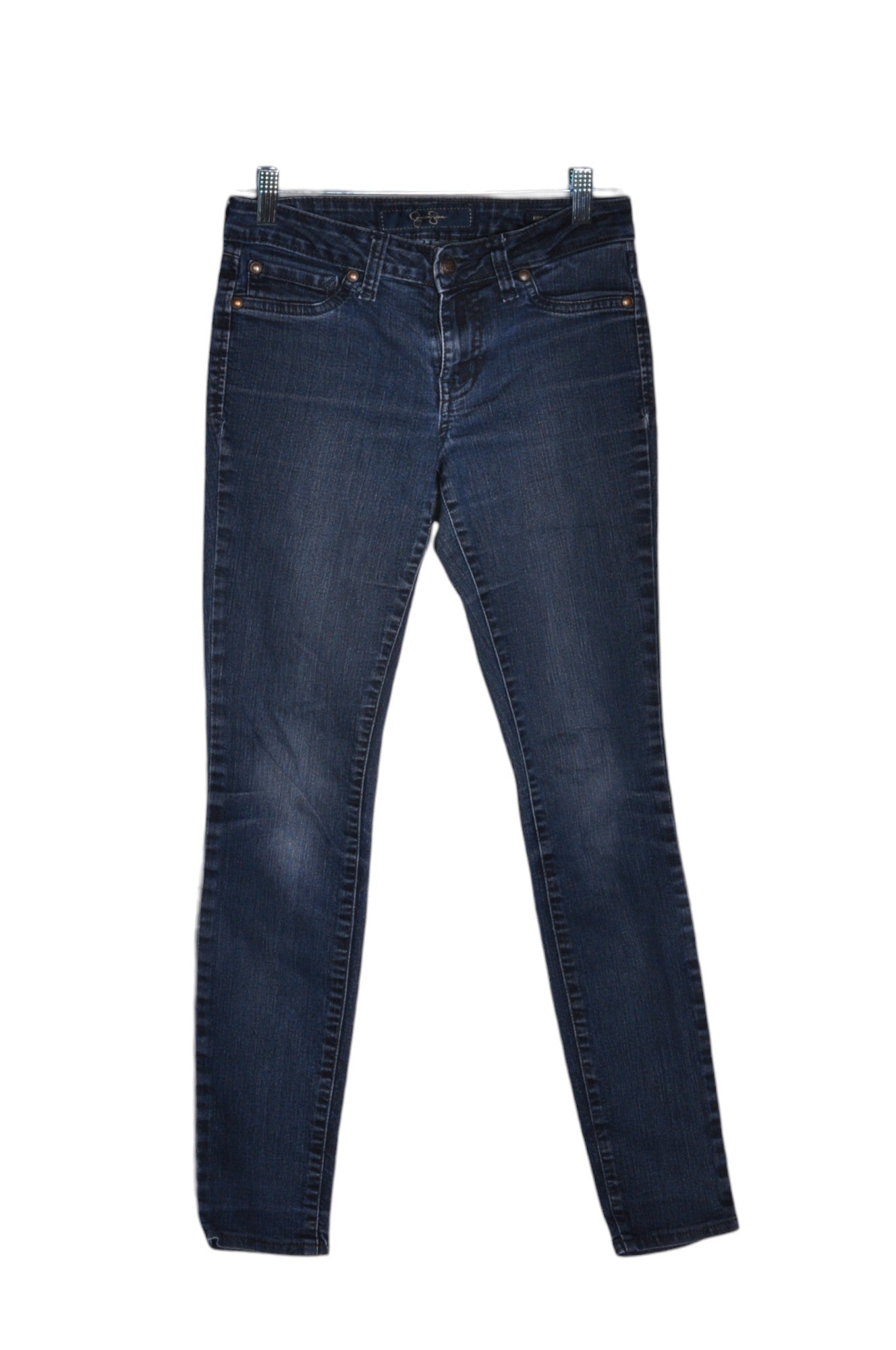 JESSICA SIMPSON Stylish Women's Blue Straight-Legged Regular Fit Jeans - Size 27