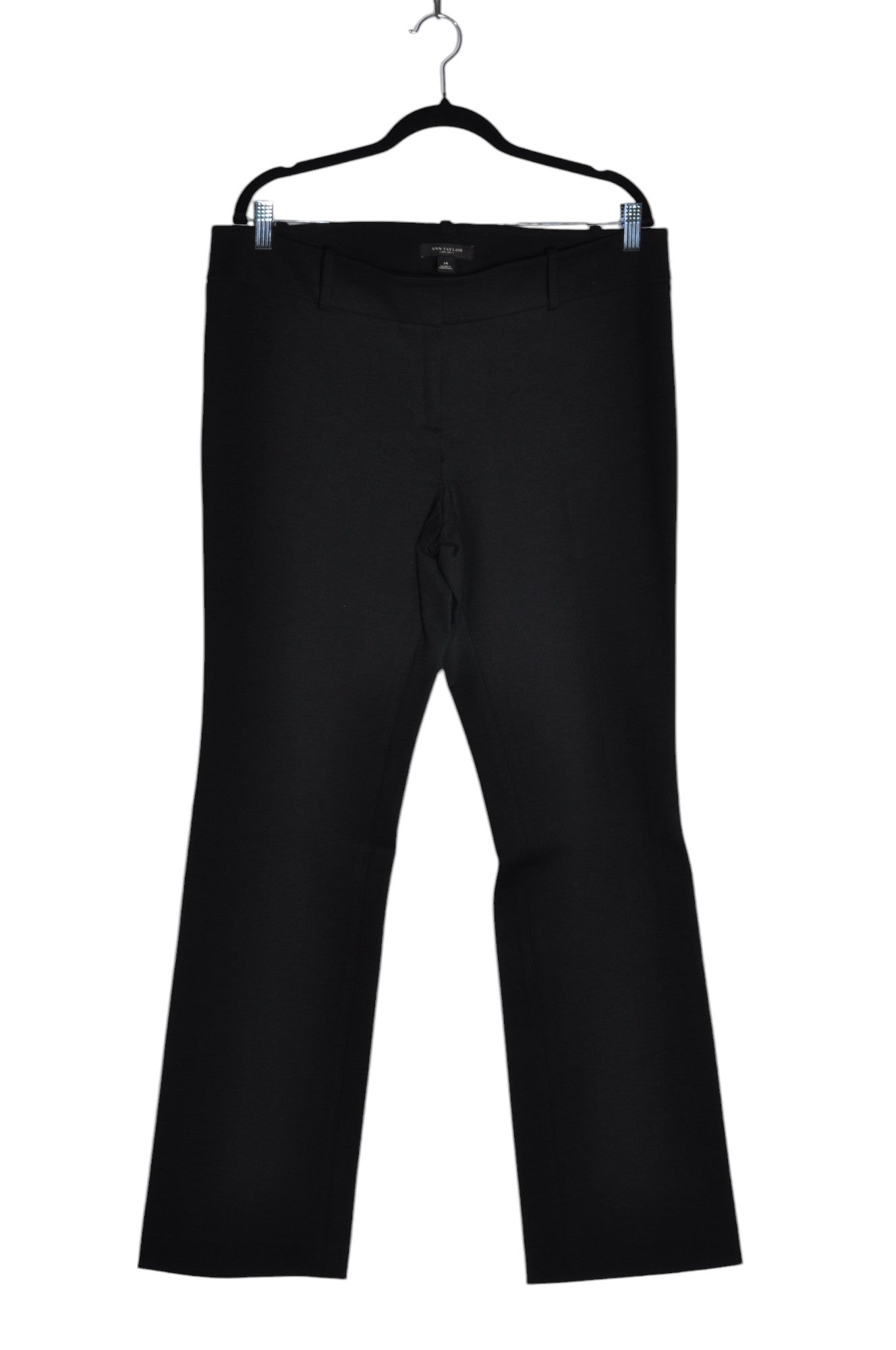 ANN TAYLOR Stylish Women's Regular Fit Black Work Pants - Size 14