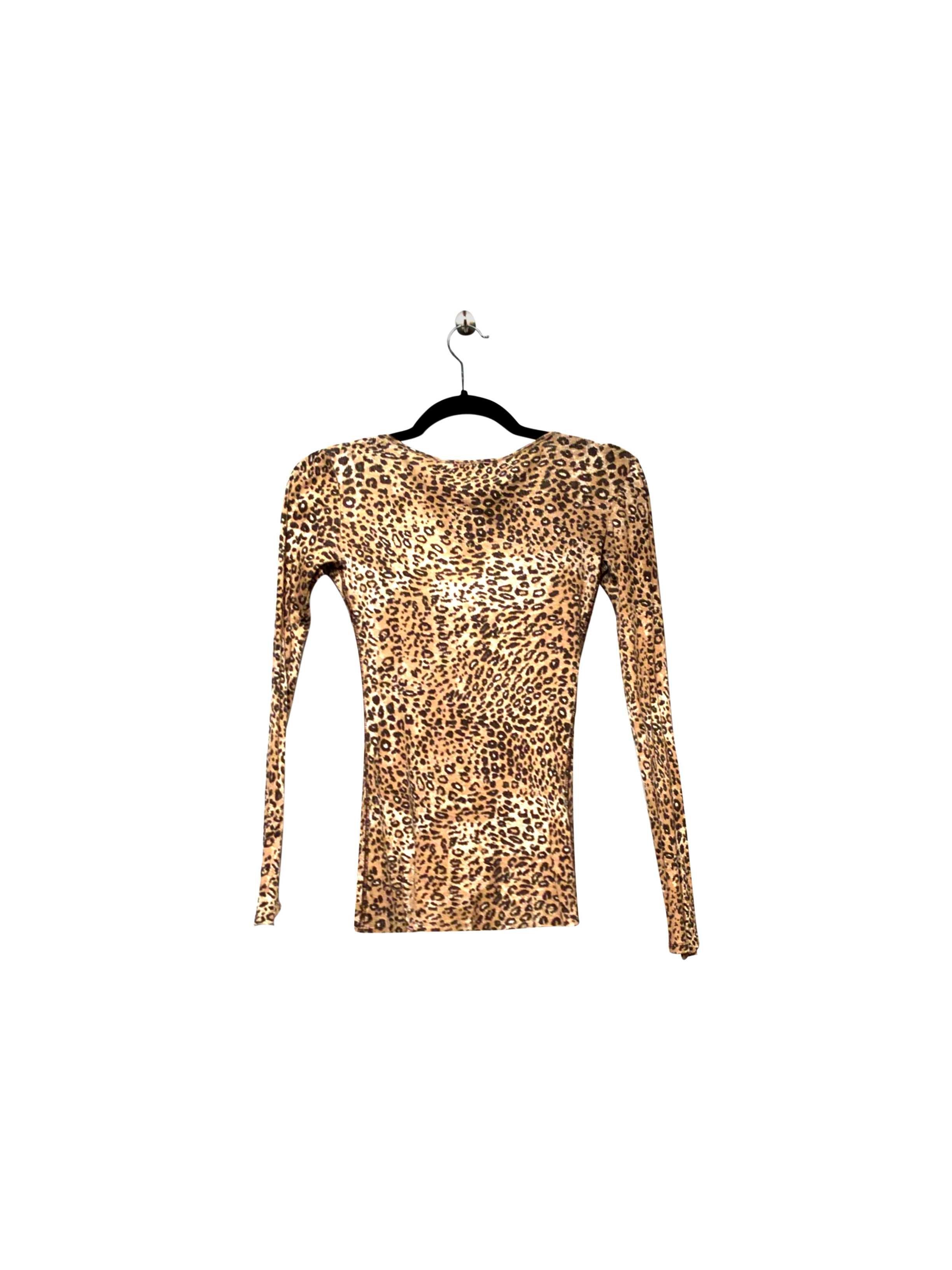JULES + JAMES Stylish Regular Fit Brown Blouse - Size XS