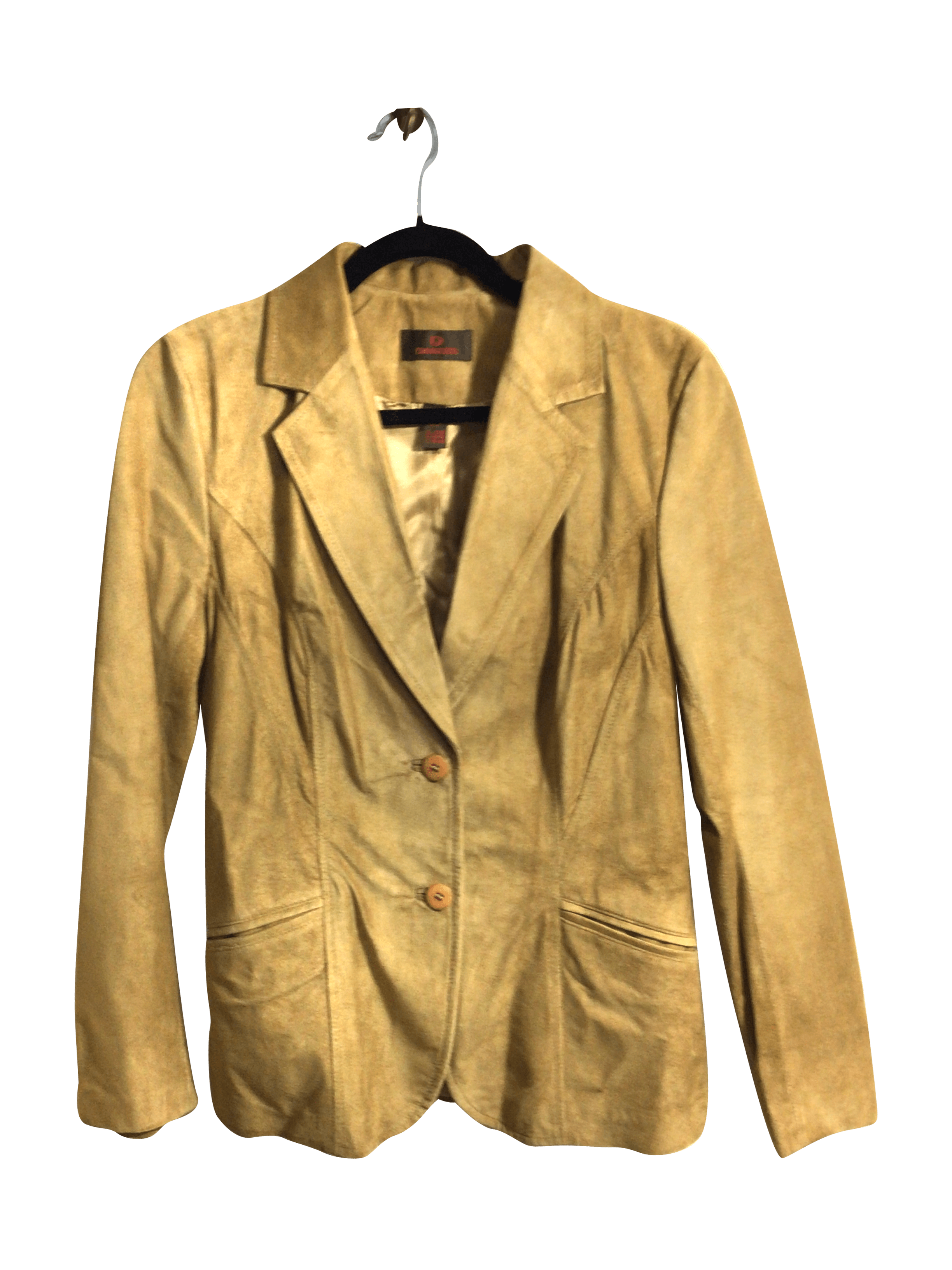 DANIER Stylish Second - Hand Women's Regular - Fit Brown Coat in Size M