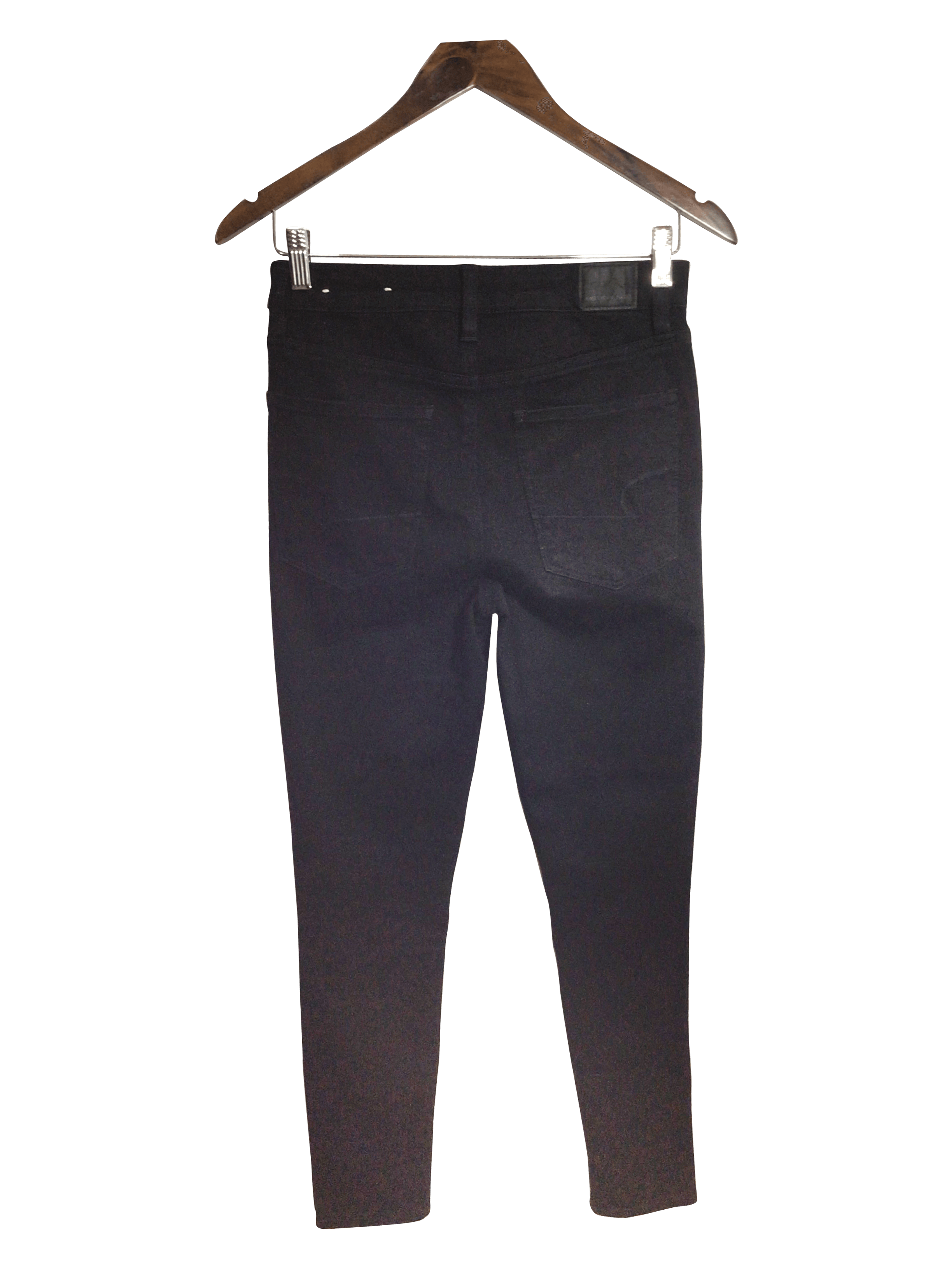 AMERICAN EAGLE Stylish Women's Black Straight-Legged Regular Fit Jeans - Size 6