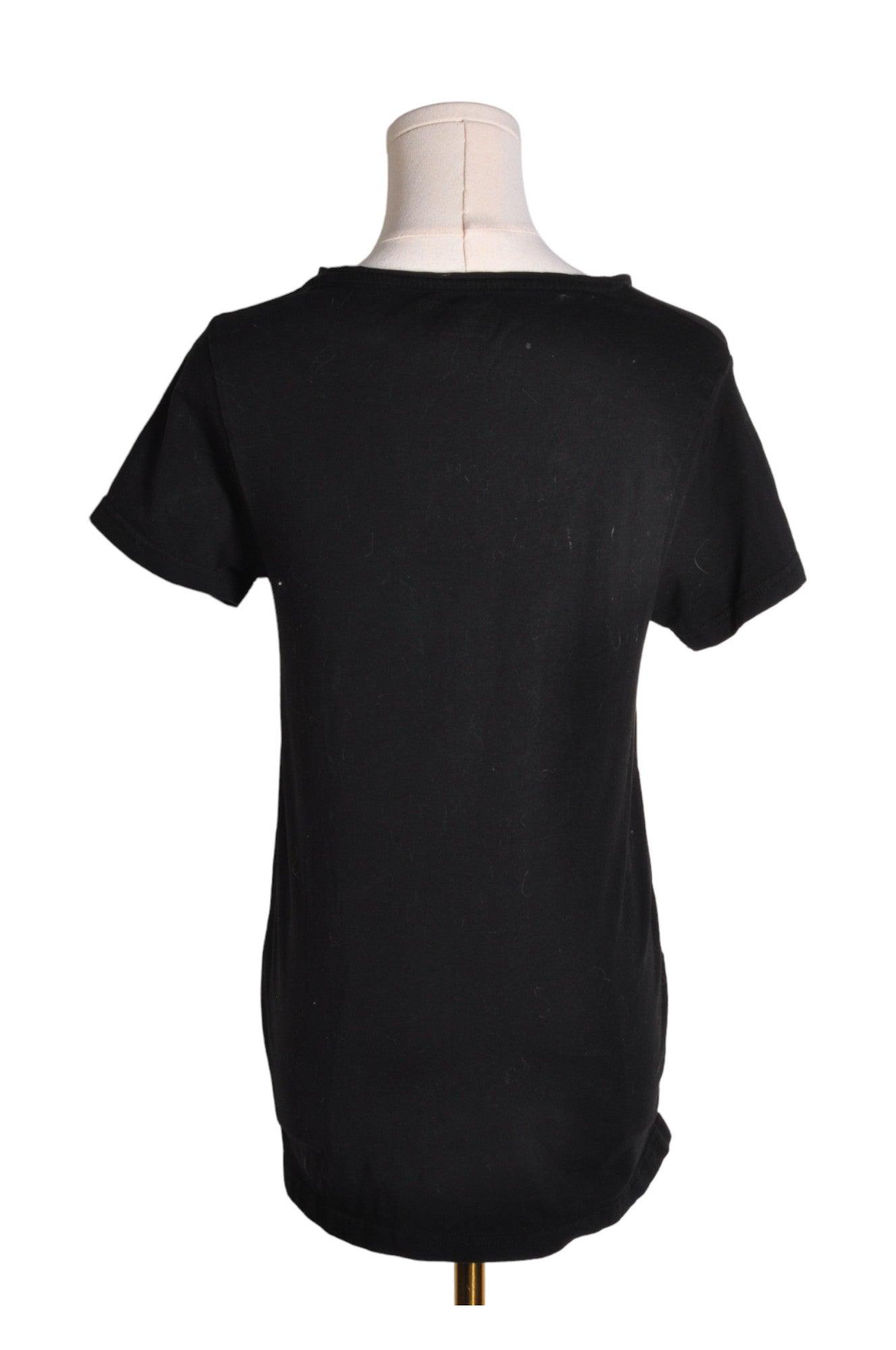 Stylish KAPPA Black Regular-Fit Women's T-Shirt - Size S