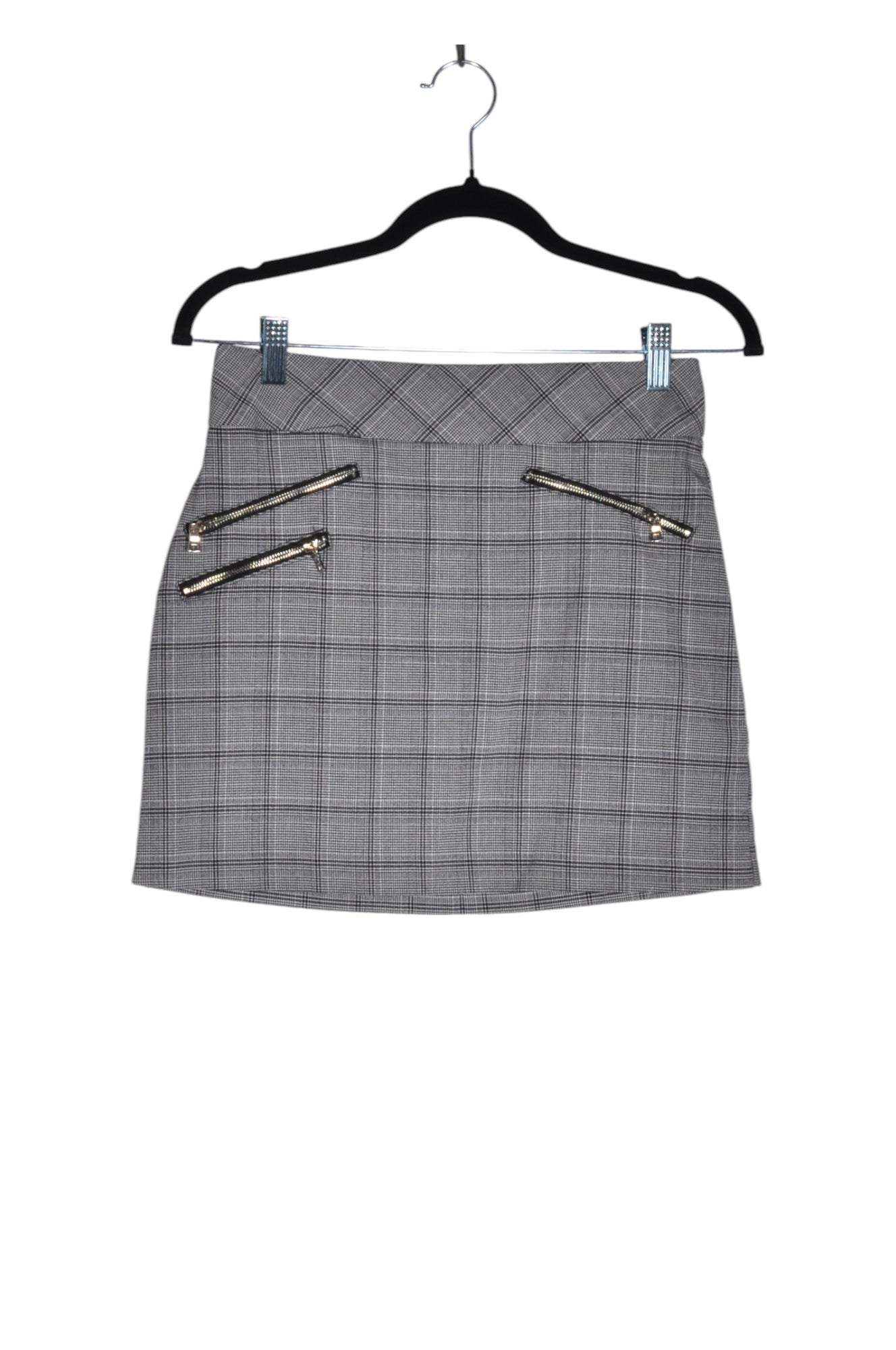 DYNAMITE Women's Stylish Casual Gray Skirts - Regular Fit, Size XS