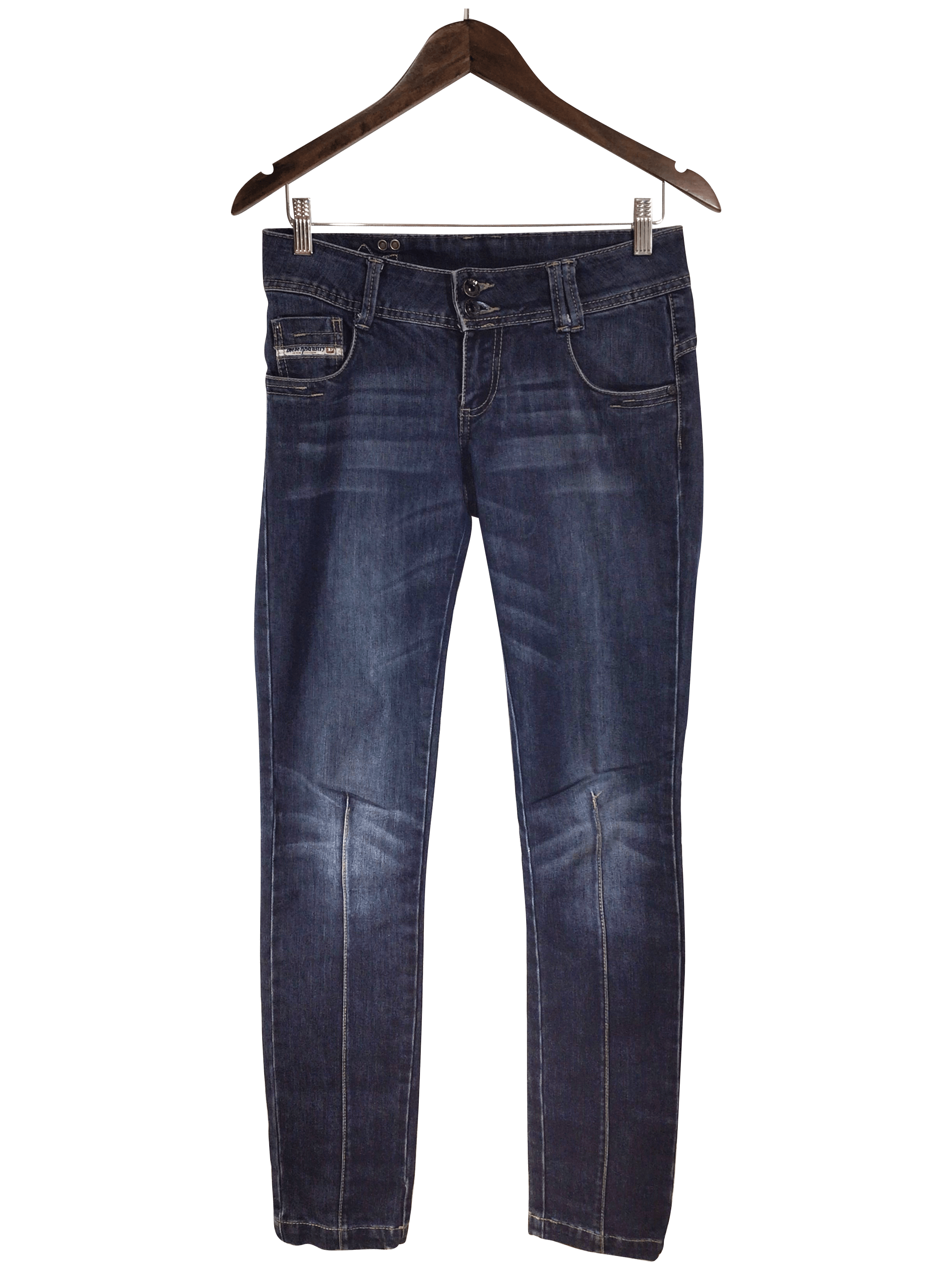 Pre - loved DIESEL Blue Regular - fit Straight - legged Jeans Size 40