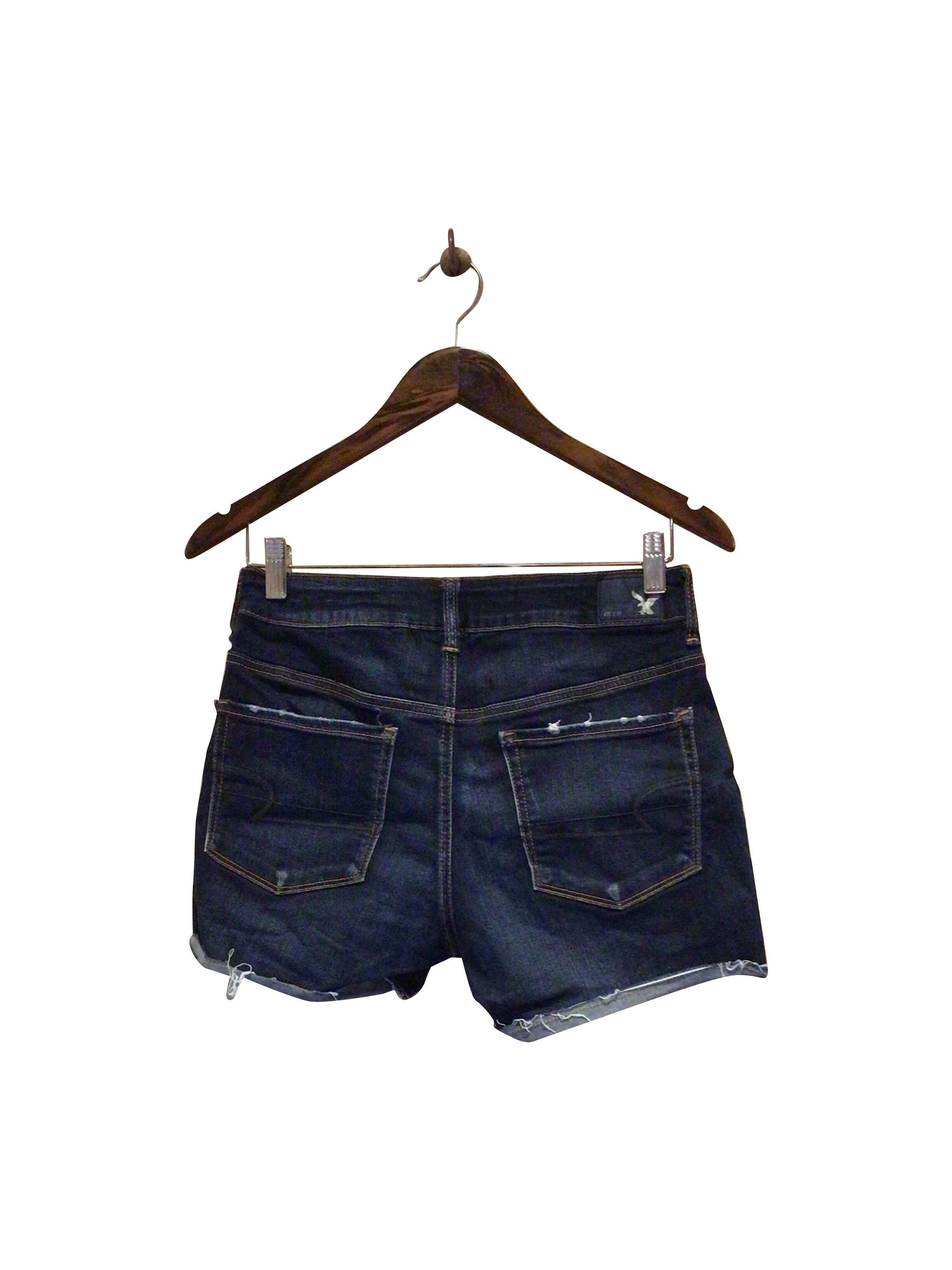 Stylish AMERICAN EAGLE Regular Fit Blue Jean Shorts - Size 6