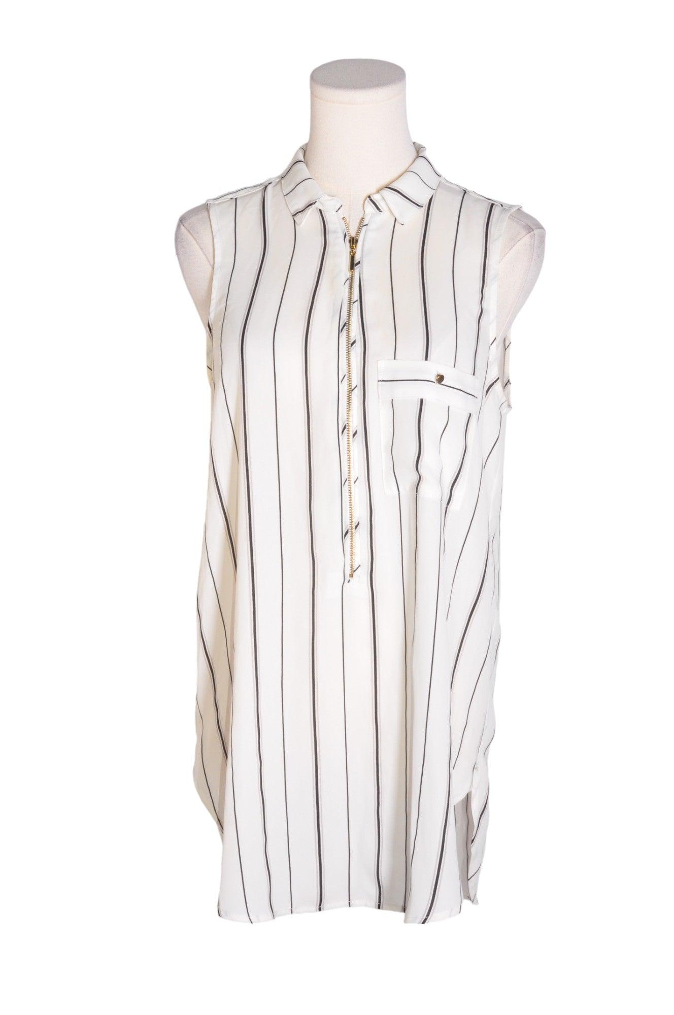 Stylish DYNAMITE Women's White Regular-Fit Blouse - Size M
