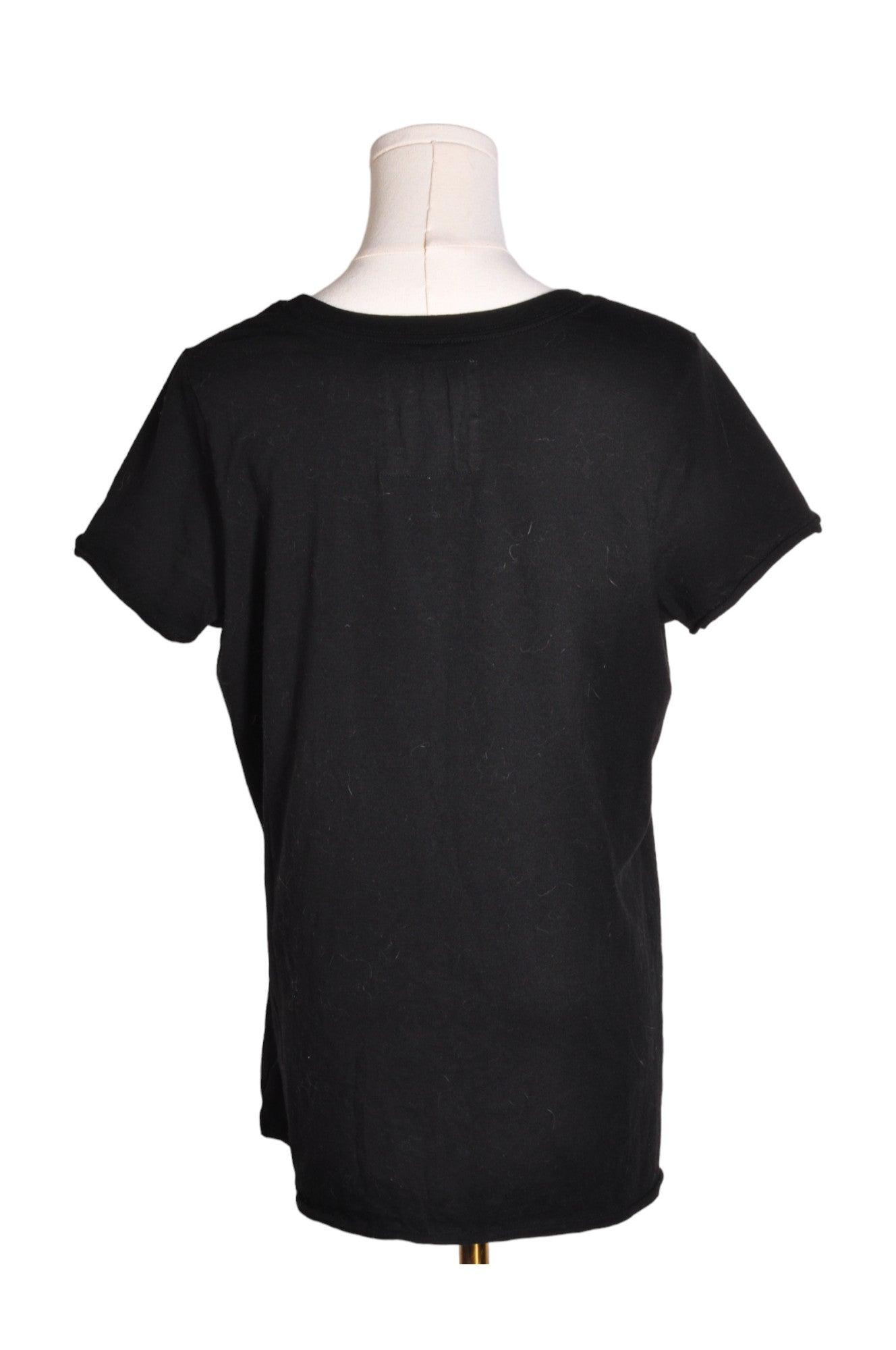 JACK DANIEL'S Stylish Women's Regular Fit Black T-Shirts - Size 0
