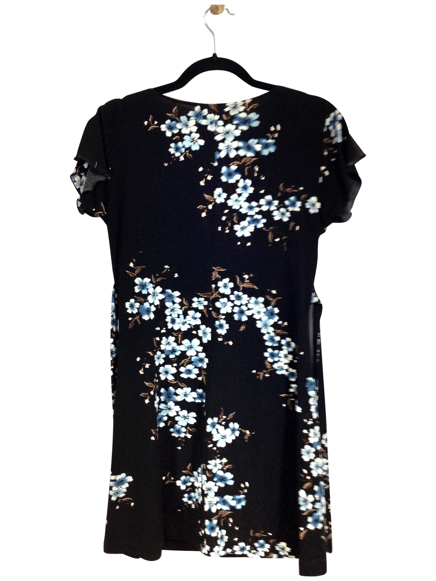 Stylish SAN FRANCISCO Black Regular Fit Midi Dress - Size S