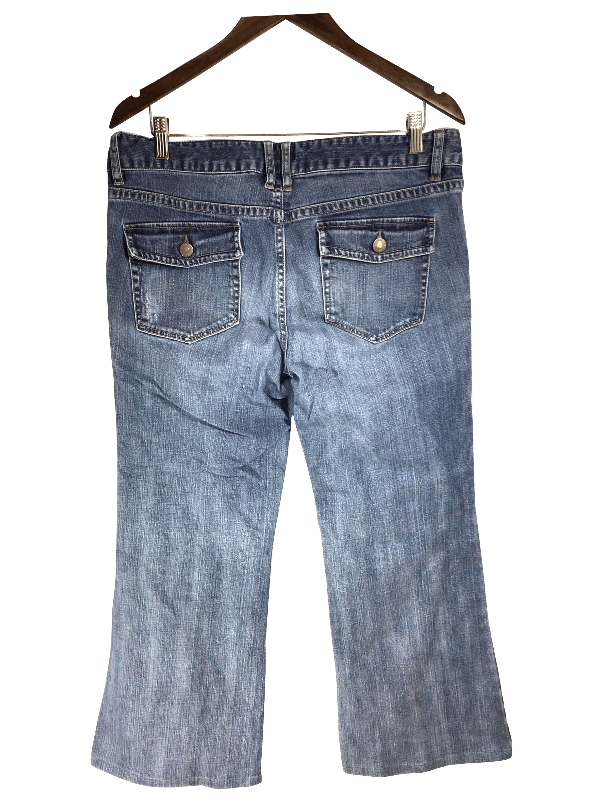 Stylish JACOB Women's Blue Regular-Fit Straight-Legged Jeans Size 31