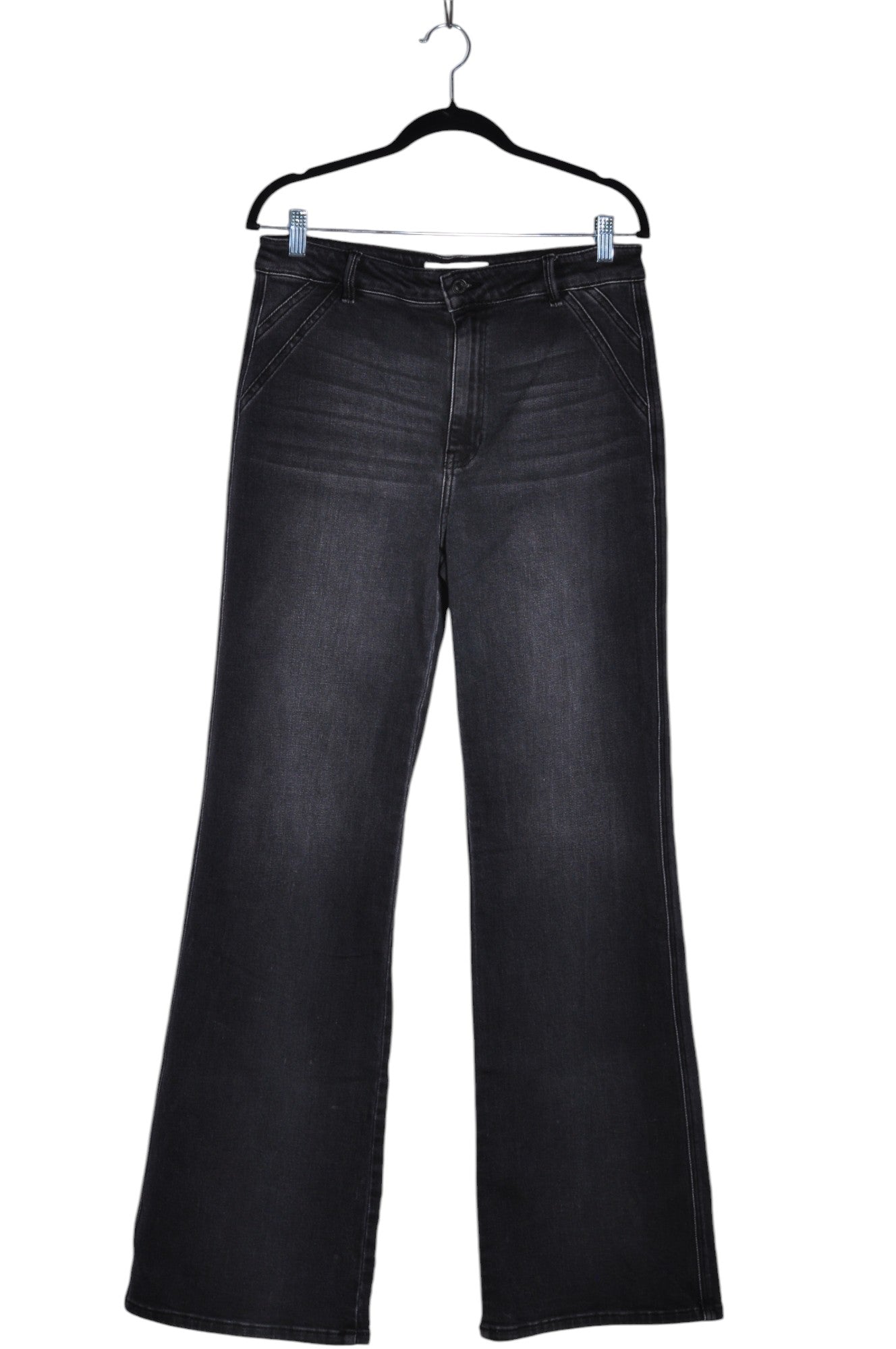 KANCAN Women's Gray Regular Fit Size 11 Second-Hand Straight-Legged Jeans