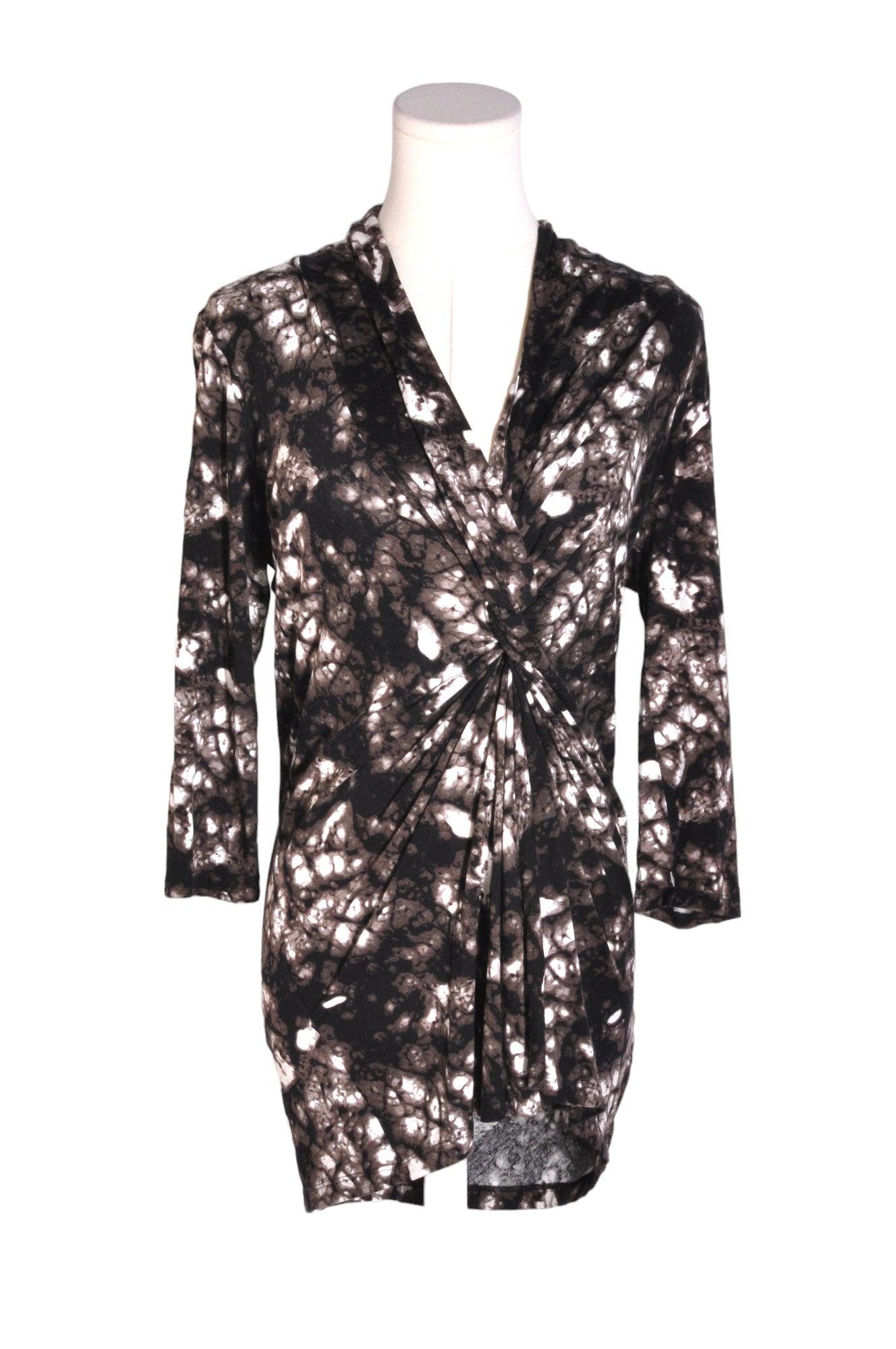 KENNETH COLE Stylish Women's Black Regular-Fit Blouses - Size S