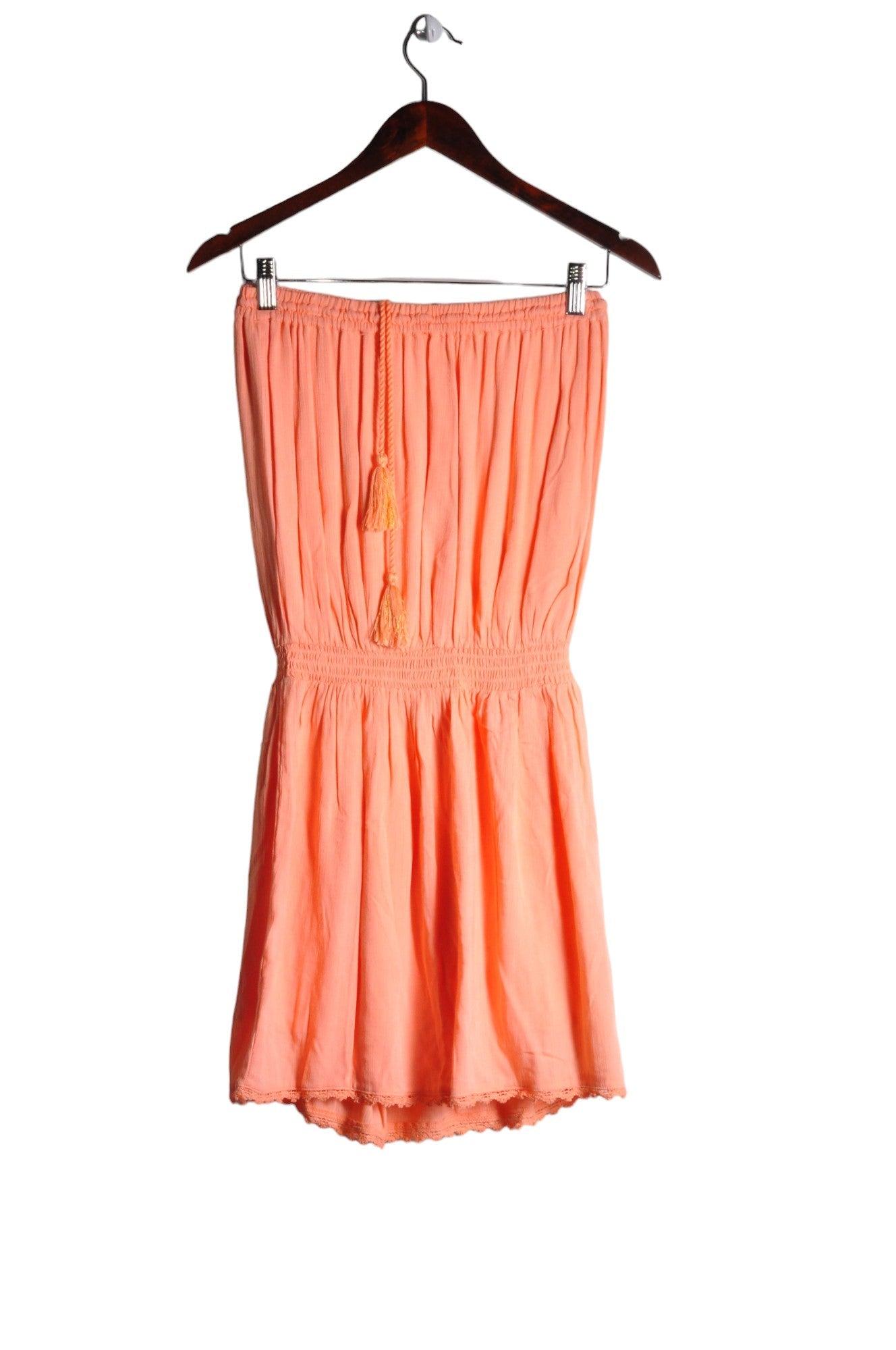 KOY RESORT Stylish Orange Regular Fit Women's Wrap Dresses in S and L Sizes