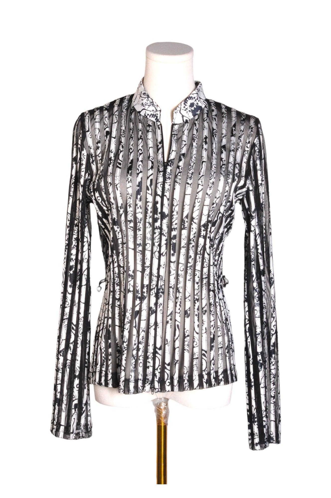 JS COLLECTIONS Stylish Women's Black Regular Fit Blouses - Size 8