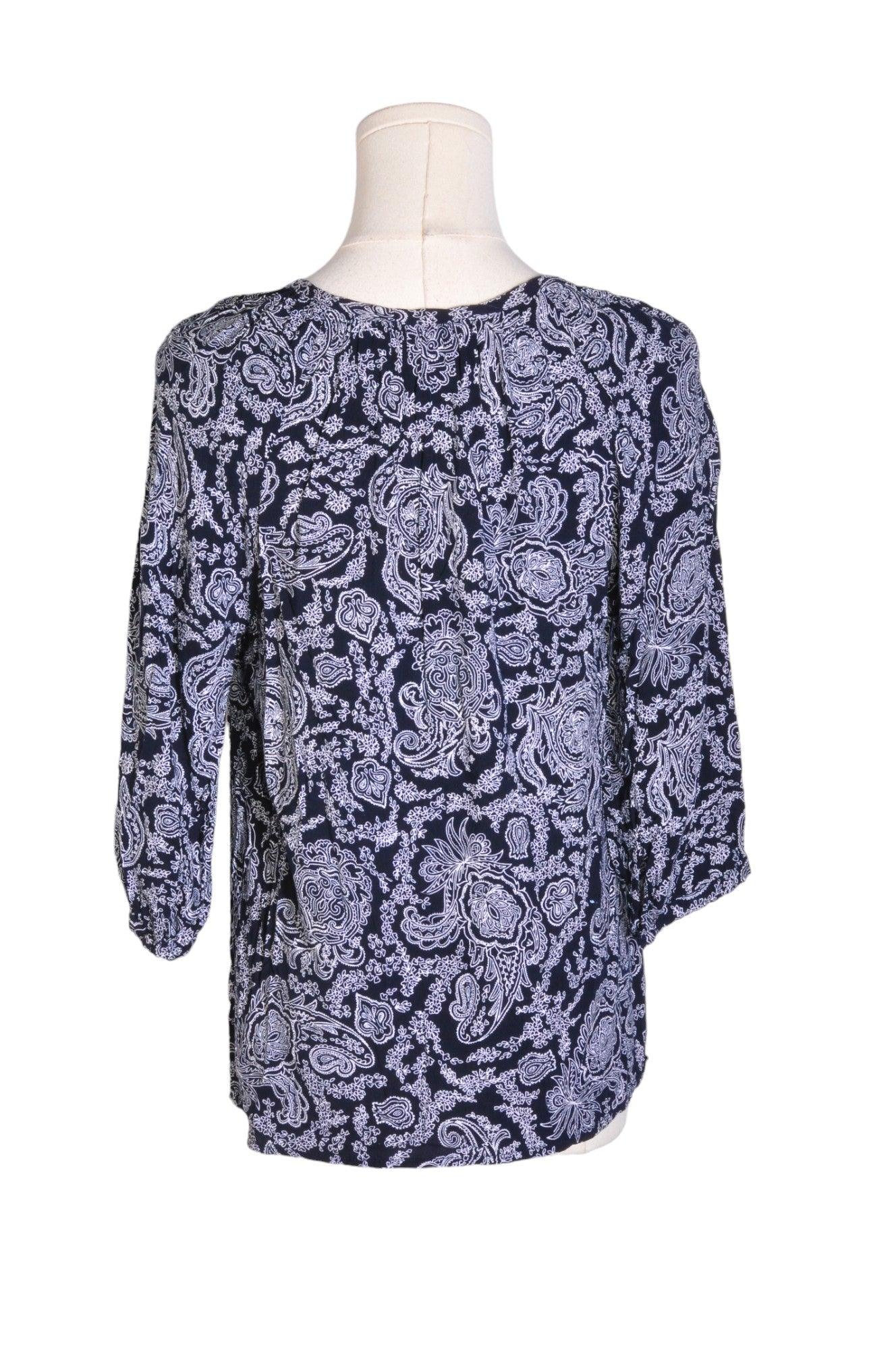 KENAR Stylish Women's Blue Regular-Fit Blouse - Size S