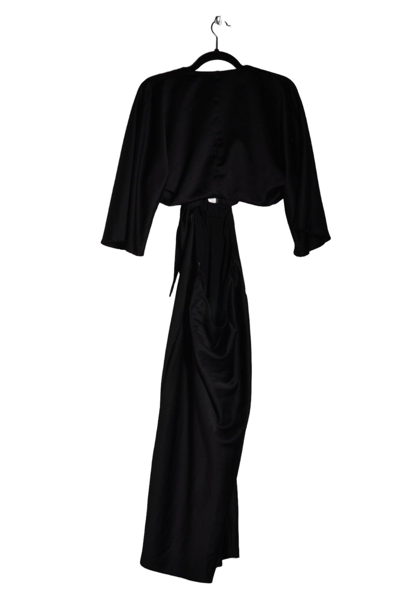 Stylish DYNAMITE Women's Regular Fit Black Wrap Dress - Size M