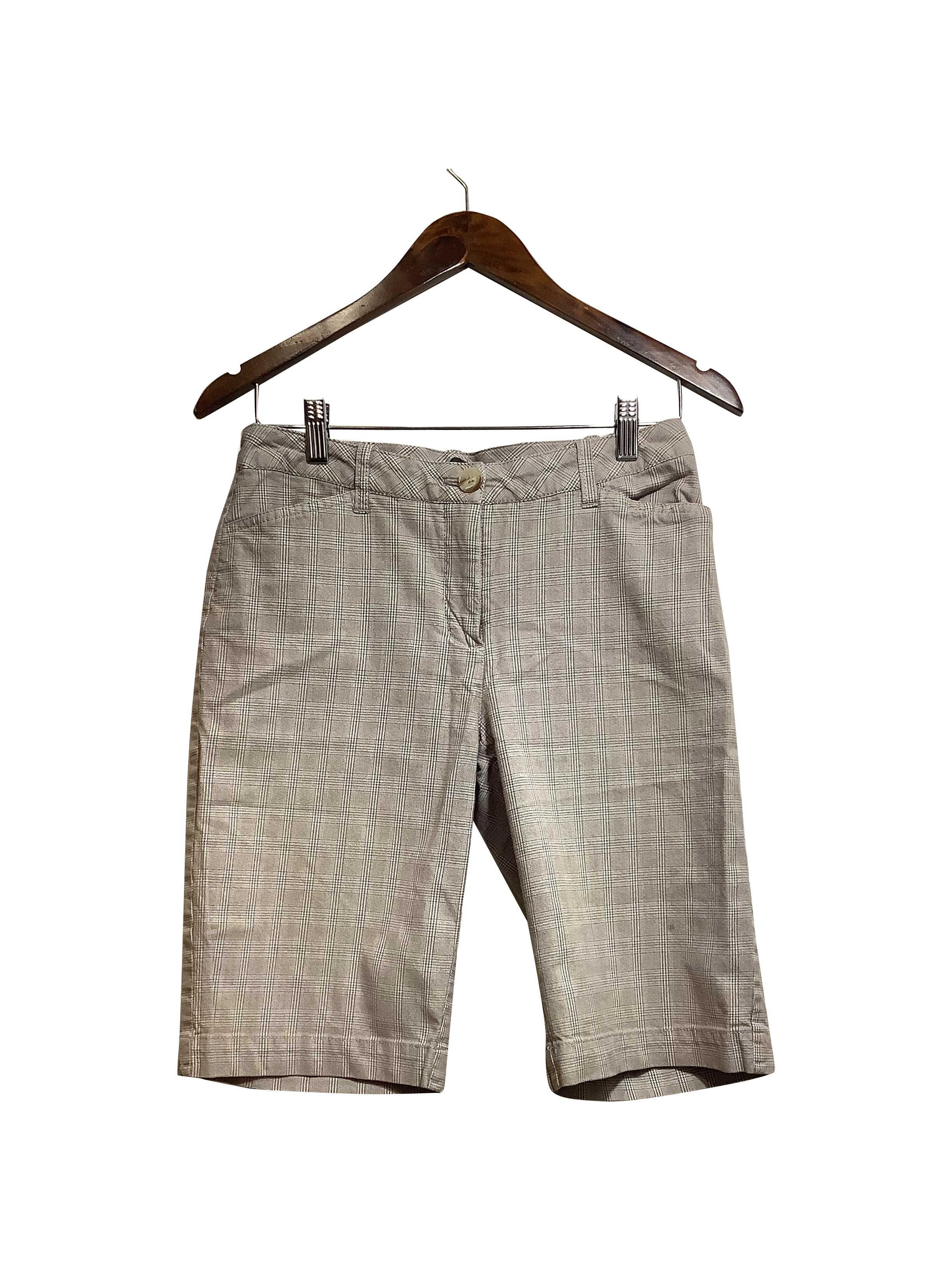 DENVER HAYES Stylish Regular Fit Gray Pant Shorts - Size 6